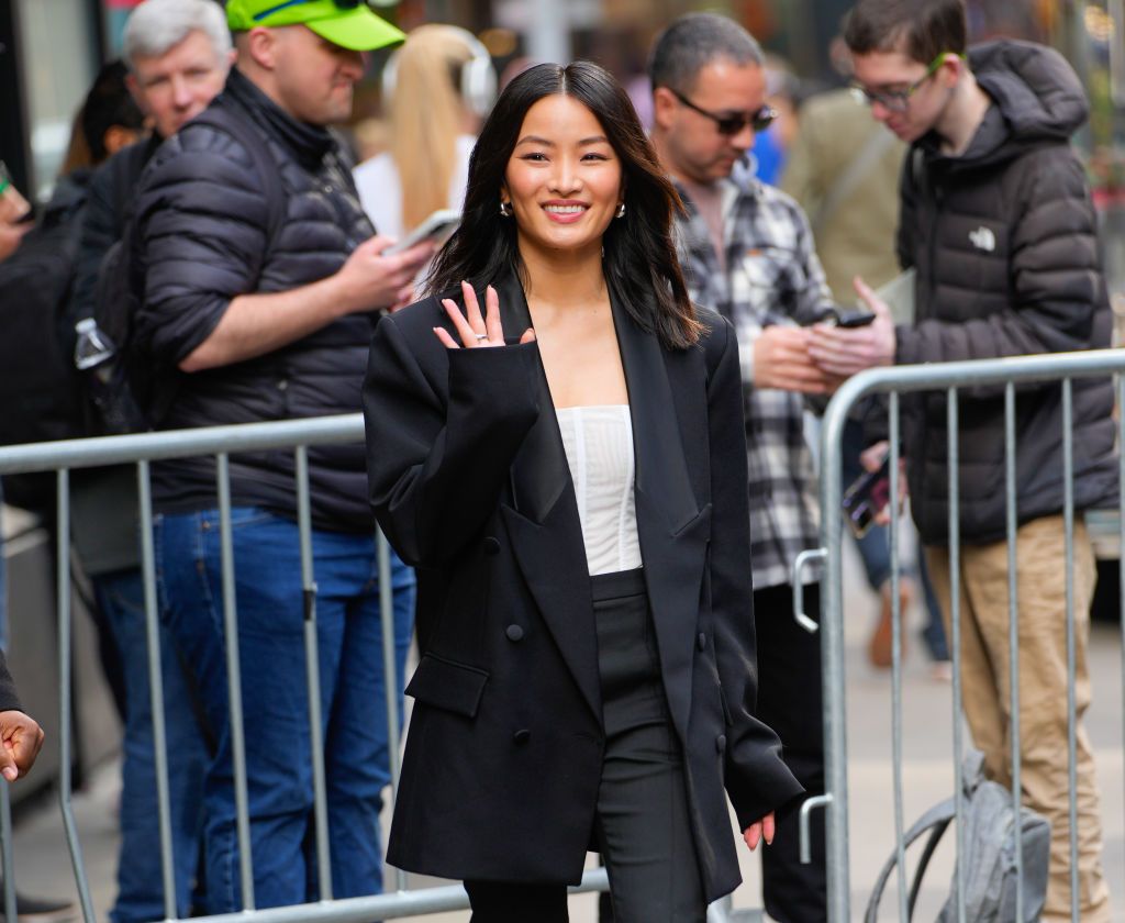 Anna Sawai departs ‘Good Morning America’ on April 17, 2024 in New York City (Photo: Getty Images)