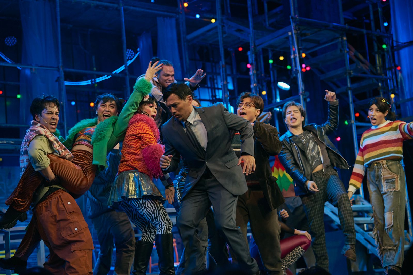 The cast of RENT