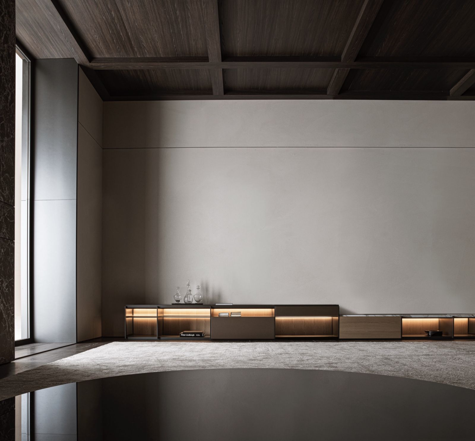 Molteni & C Logos wall unit by Vincent Van Duysen