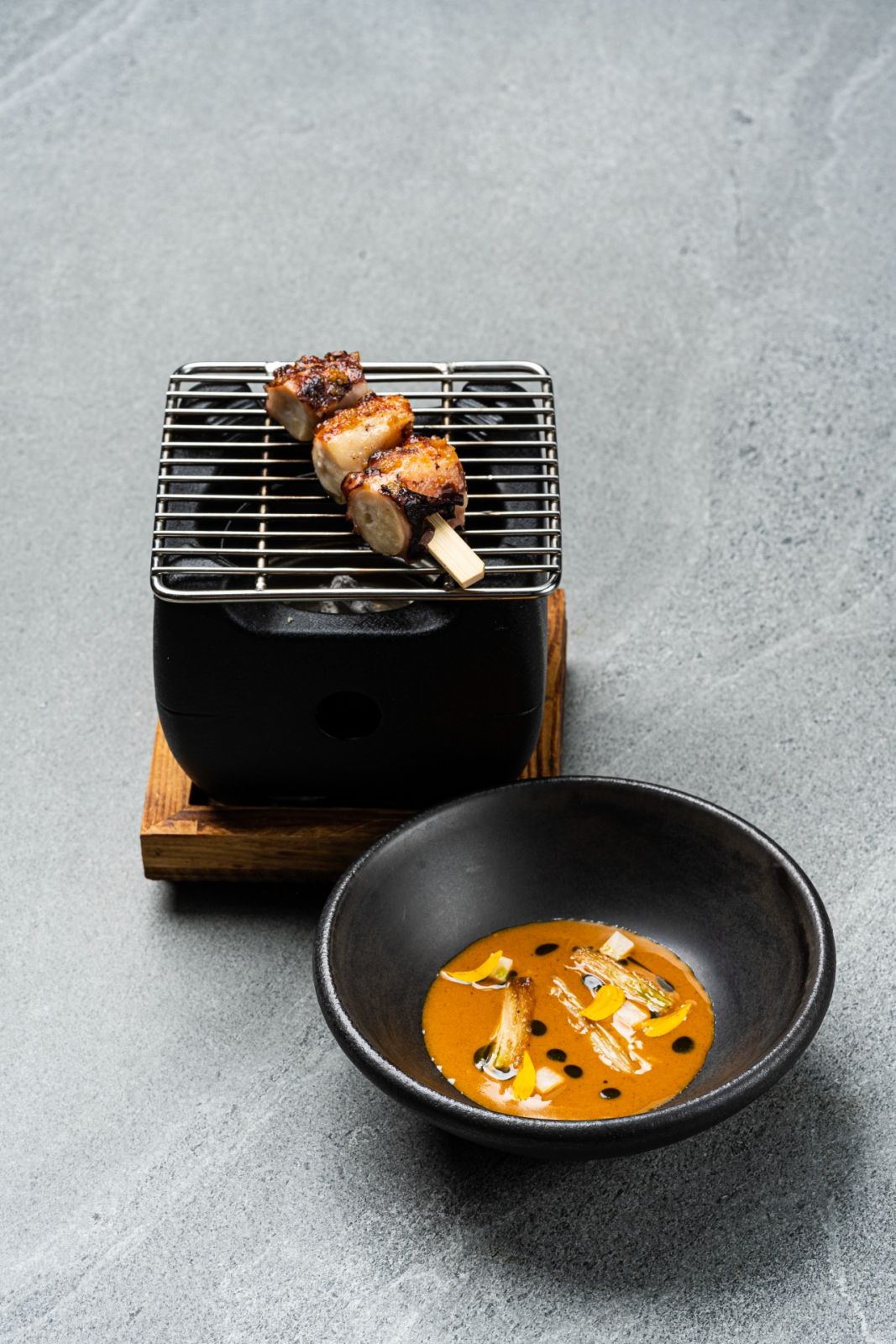 Octopus Satay from The Unknown Faces of Cacao menu by Gallery by Chele