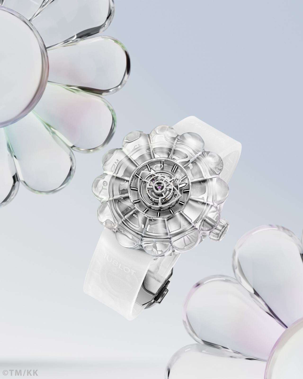 นาฬิกา HUBLOT MP-15 Takashi Murakami Tourbillon Sapphire ตัวเรือนคริสตัลแซฟไฟร์