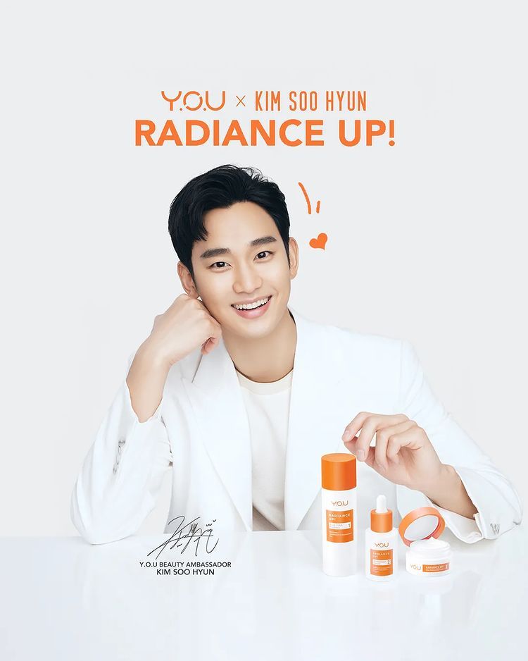 Kim Soo-hyun sebagai wajah produk Y.O.U Beauty