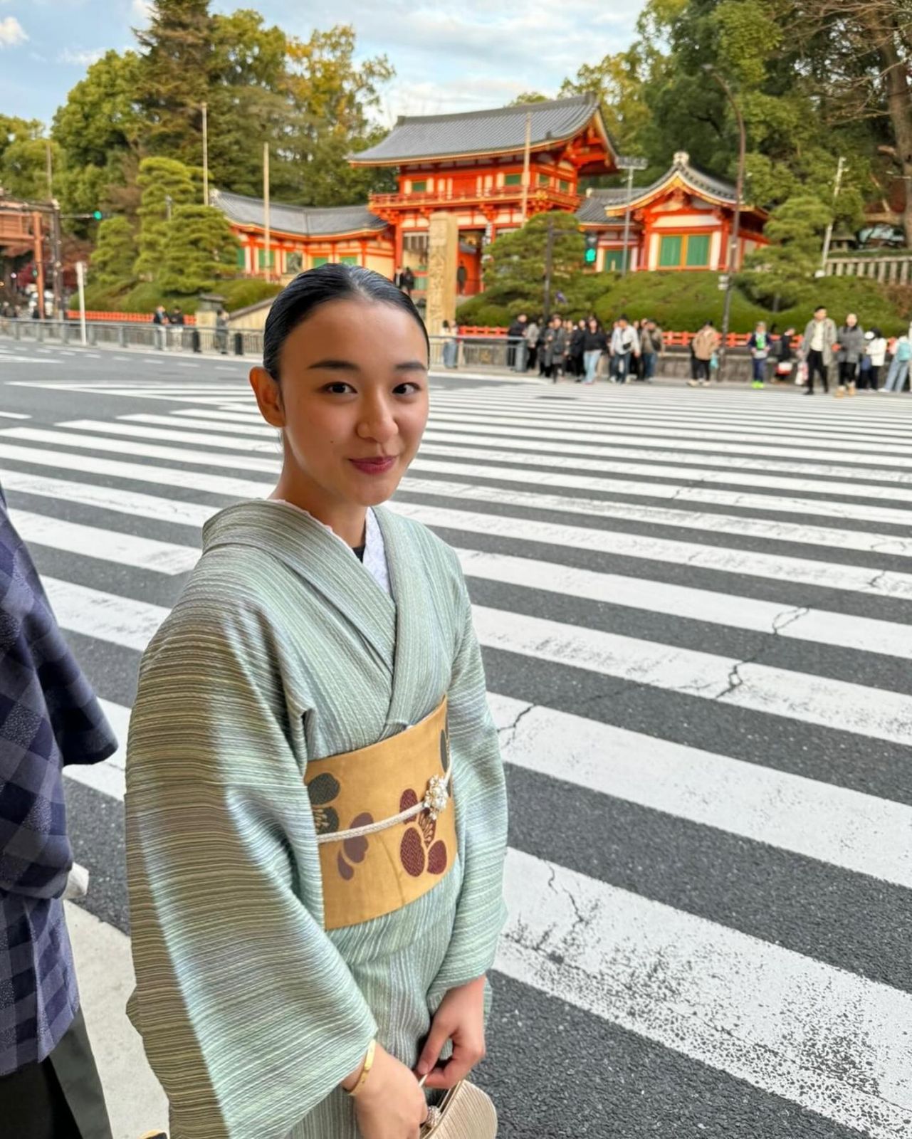 Mizuki Nishiyama in kimono (Photo: Instagram @miznegi)