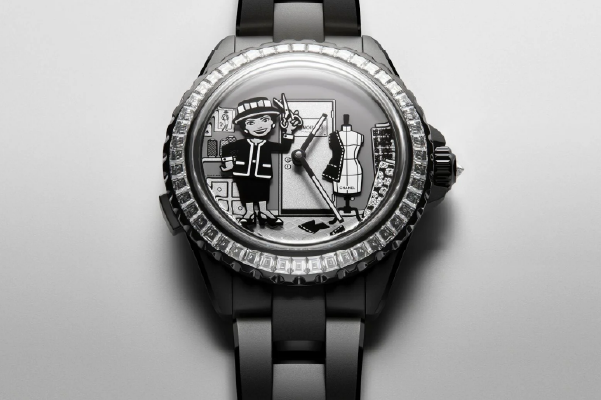 Chanel在Watches & Wonders 2024會場上面發表J12 Couture Workshop Automaton Caliber 6腕錶，可說是成為全場焦點。（Photo: Chanel）
