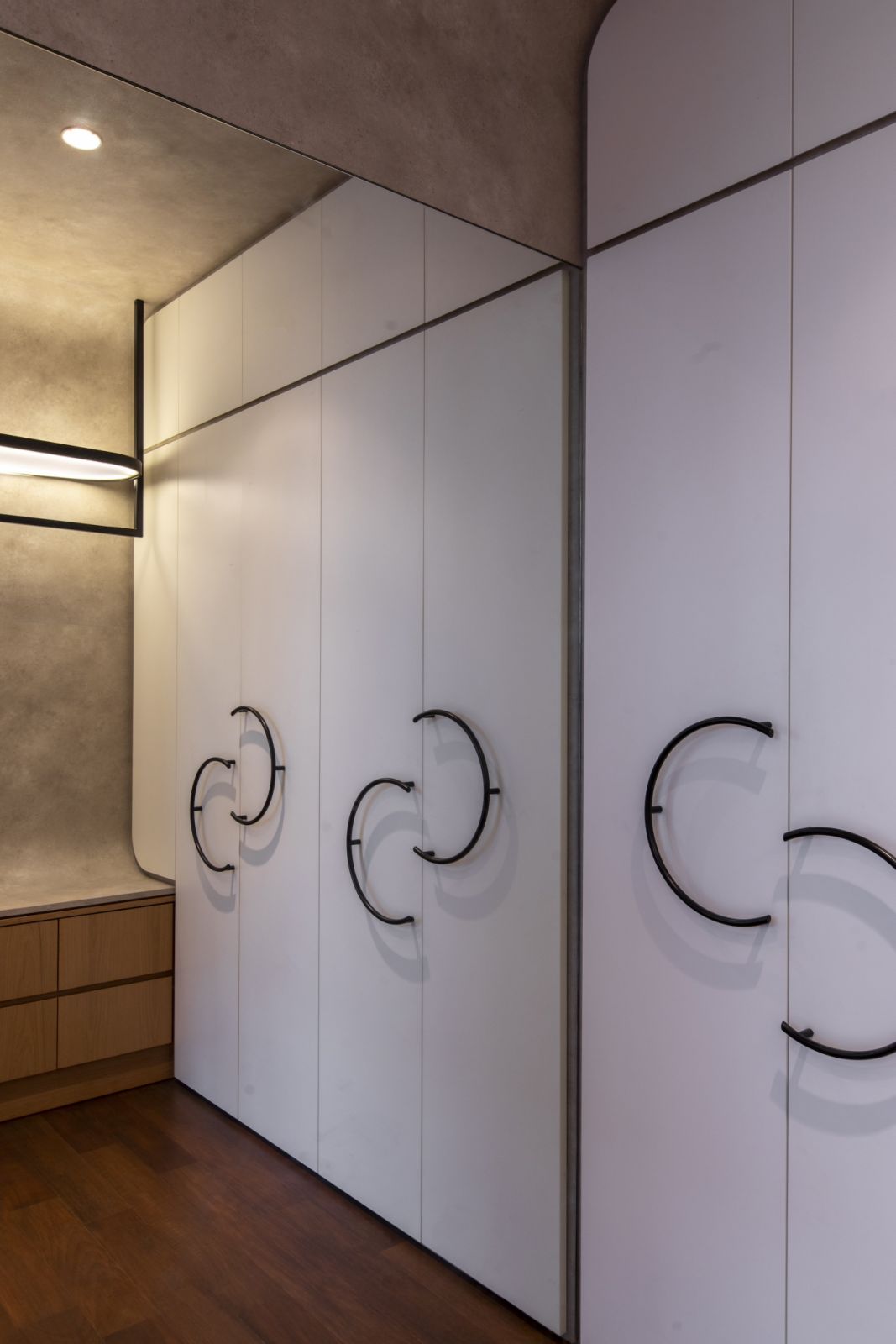 Custom designed wardrobe