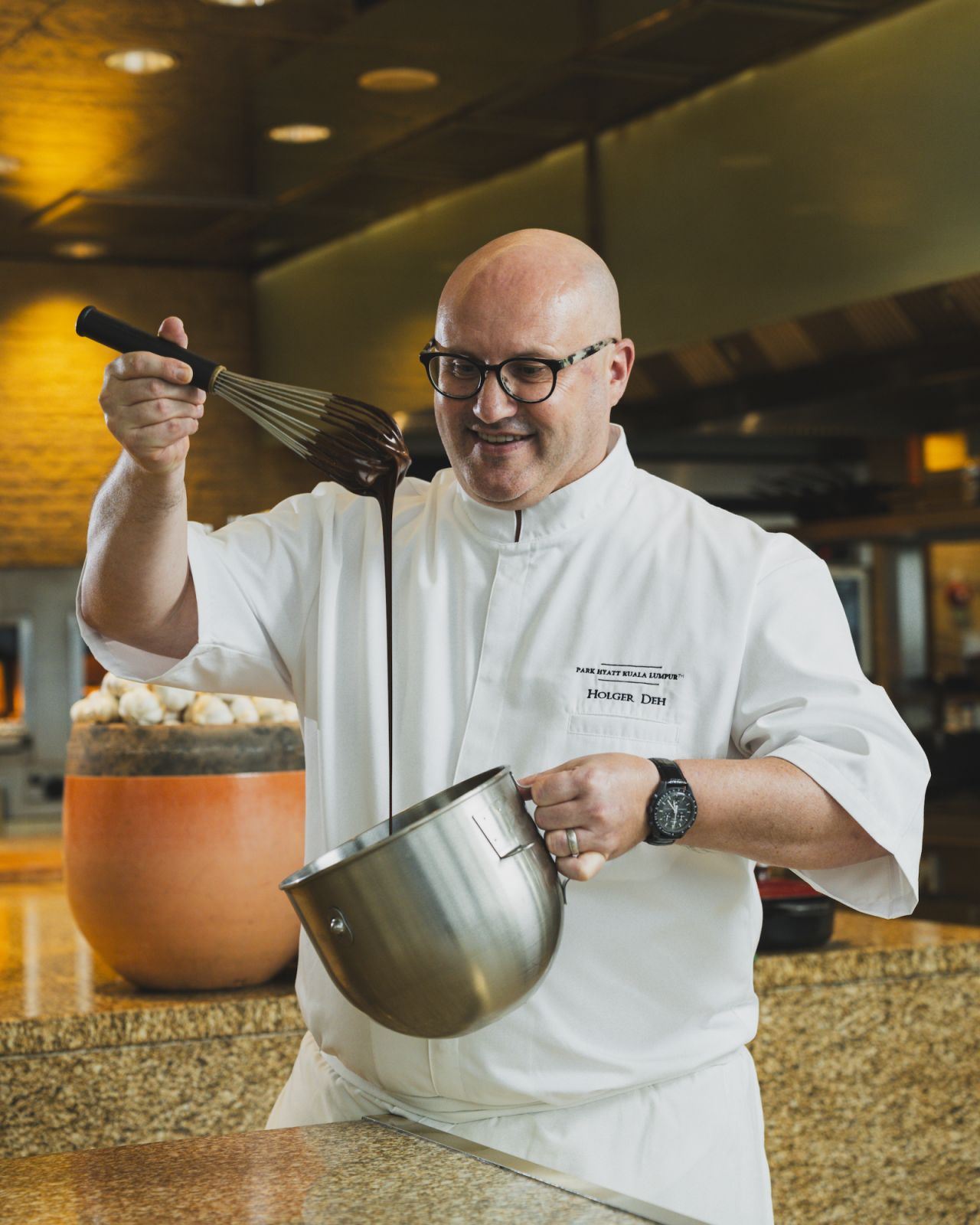 Executive pastry chef Holger Deh
