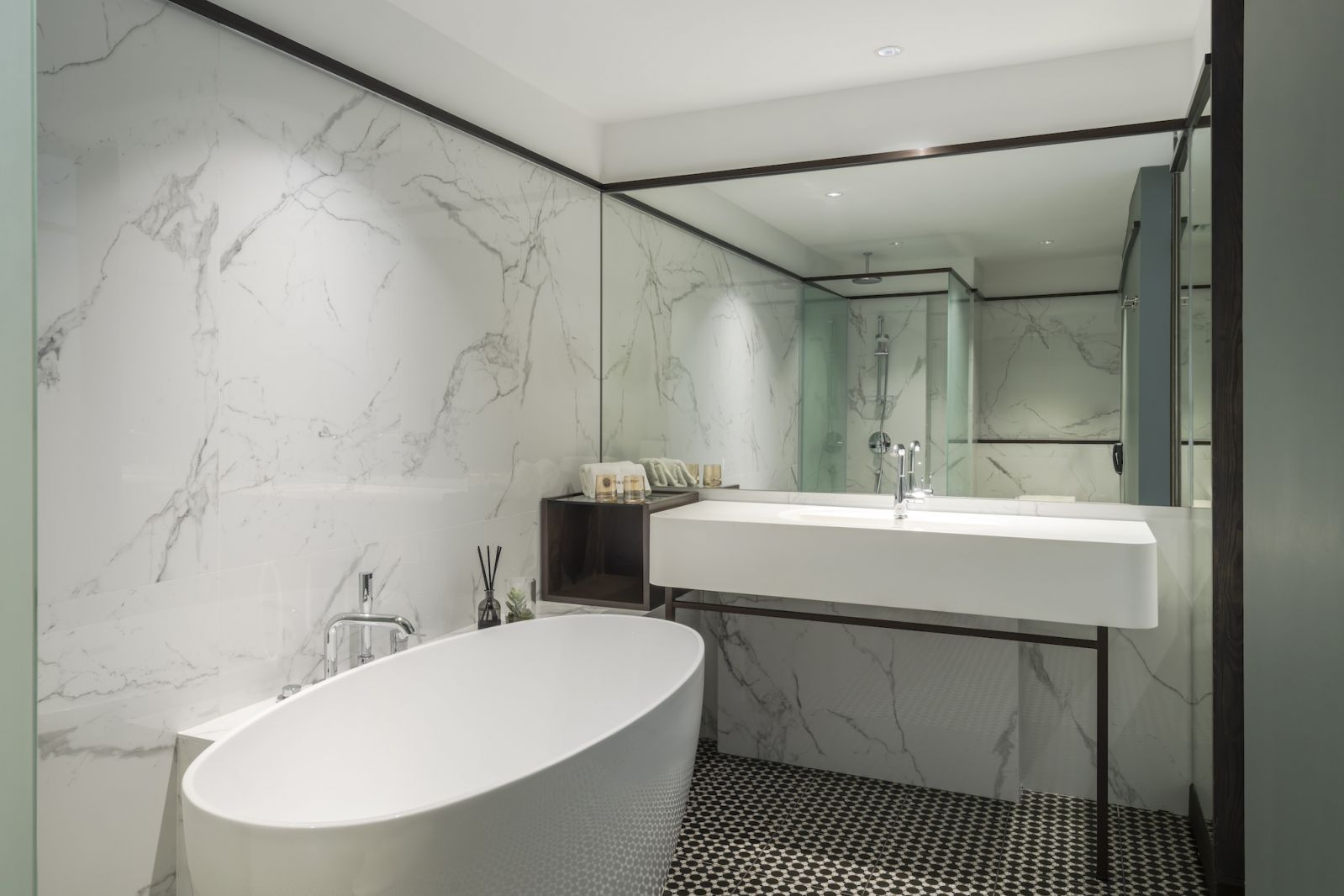The bathrooms at The George