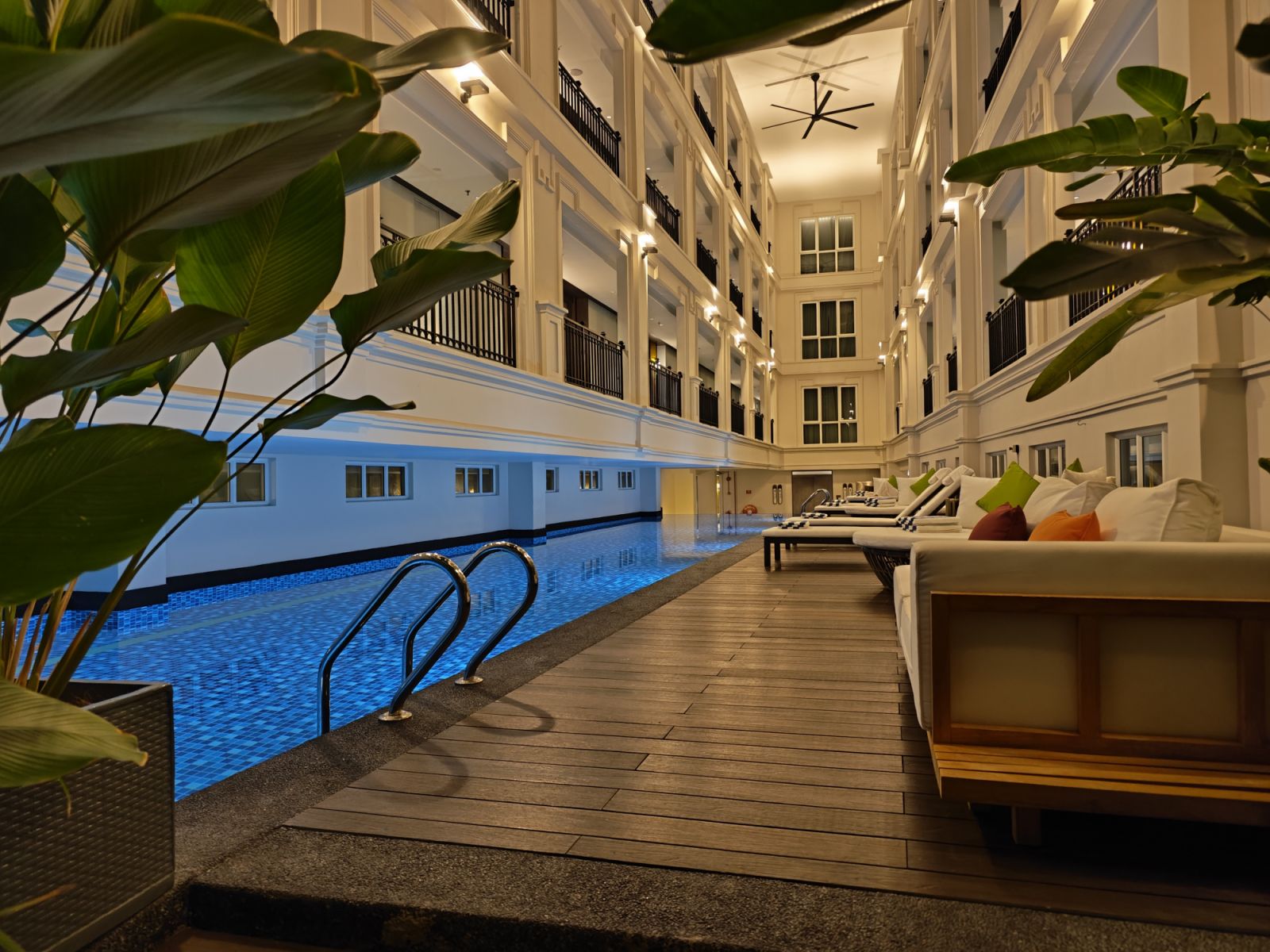 The central swimming pool