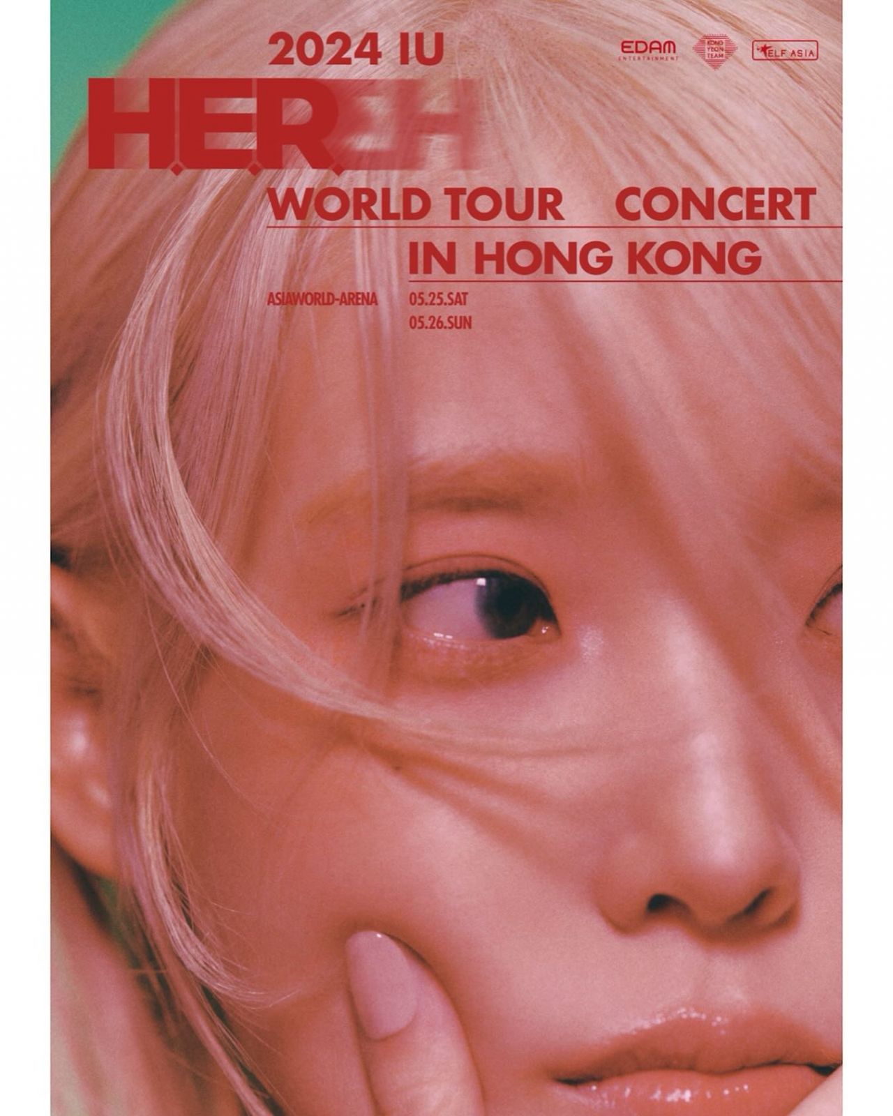 Korean singer and actress IU is coming to Hong Kong for a concert in May (Photo: Instagram / @dlwlrma)