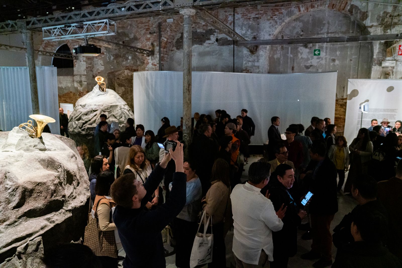 Guests at the opening ceremony of the Philippine Pavilion at the 60th Venice Art Biennale (Photo: Lorenzo Busi / NCCA - PAVB)