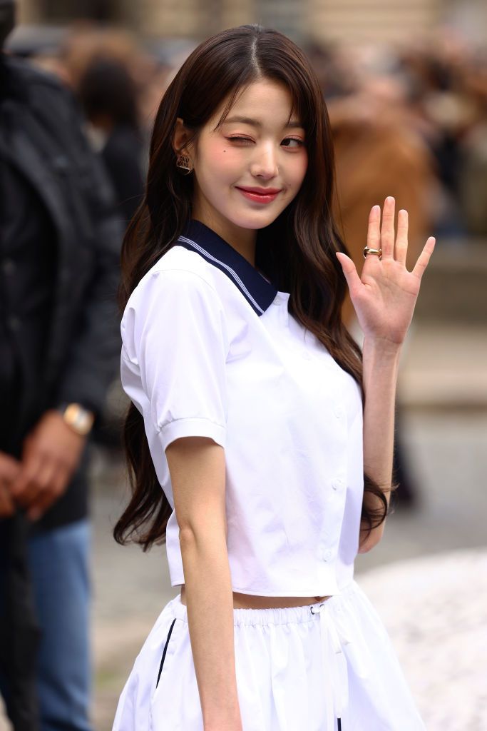 PARIS, FRANCE - MARCH 05: Won Young Jang attends the Miu Miu Womenswear Fall/Winter 2024-2025 show as part of Paris Fashion Week on March 05, 2024 in Paris, France. (Photo by Marc Piasecki/WireImage)