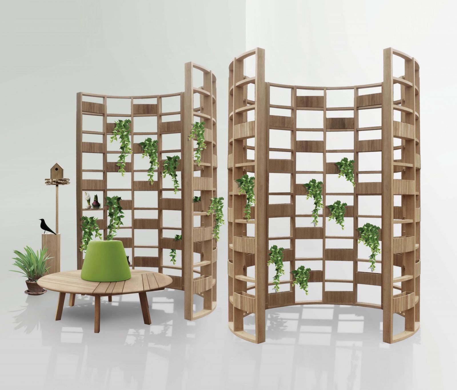 Greenwall Modular Shelves from Deesawat