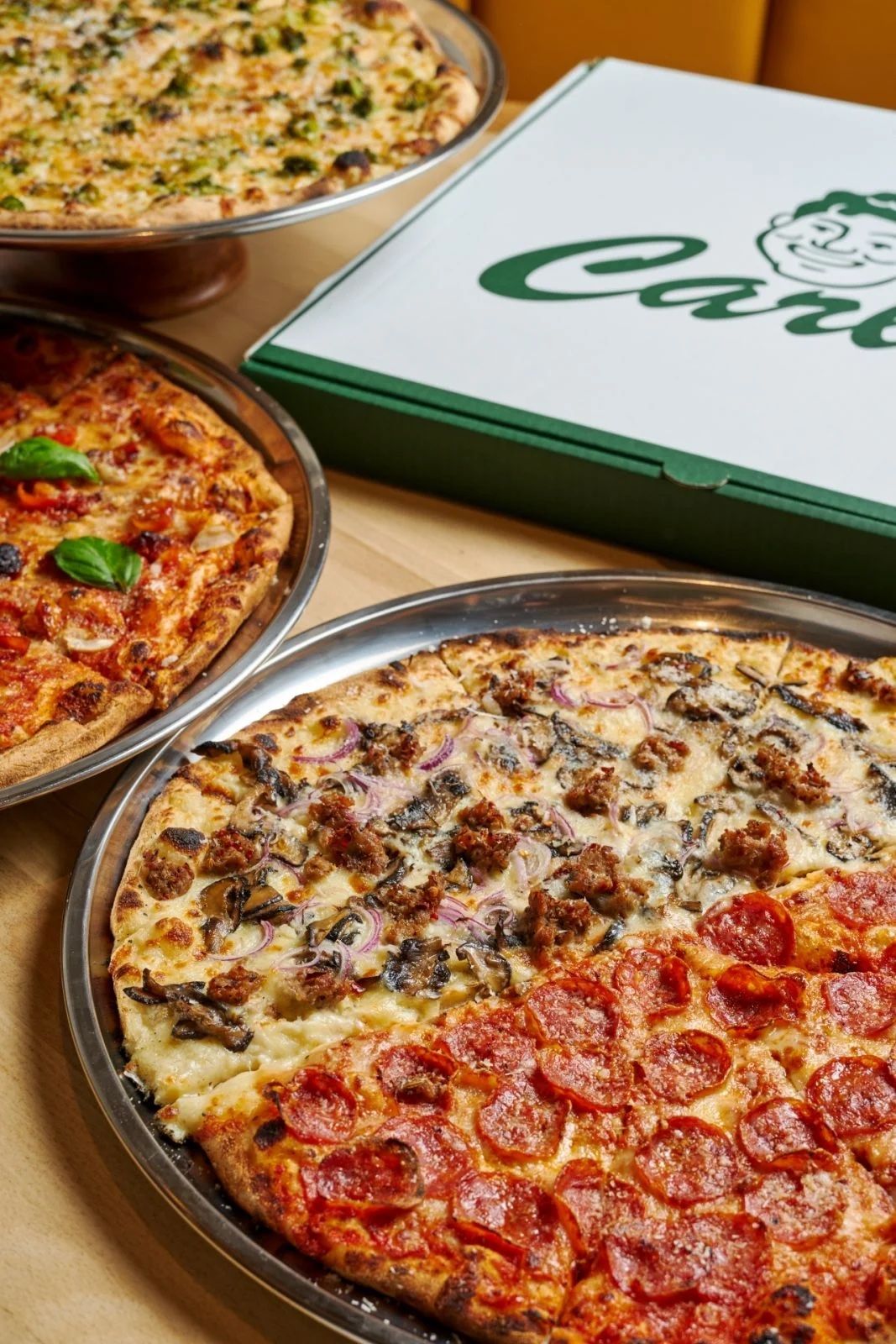 Carlo’s pizzas