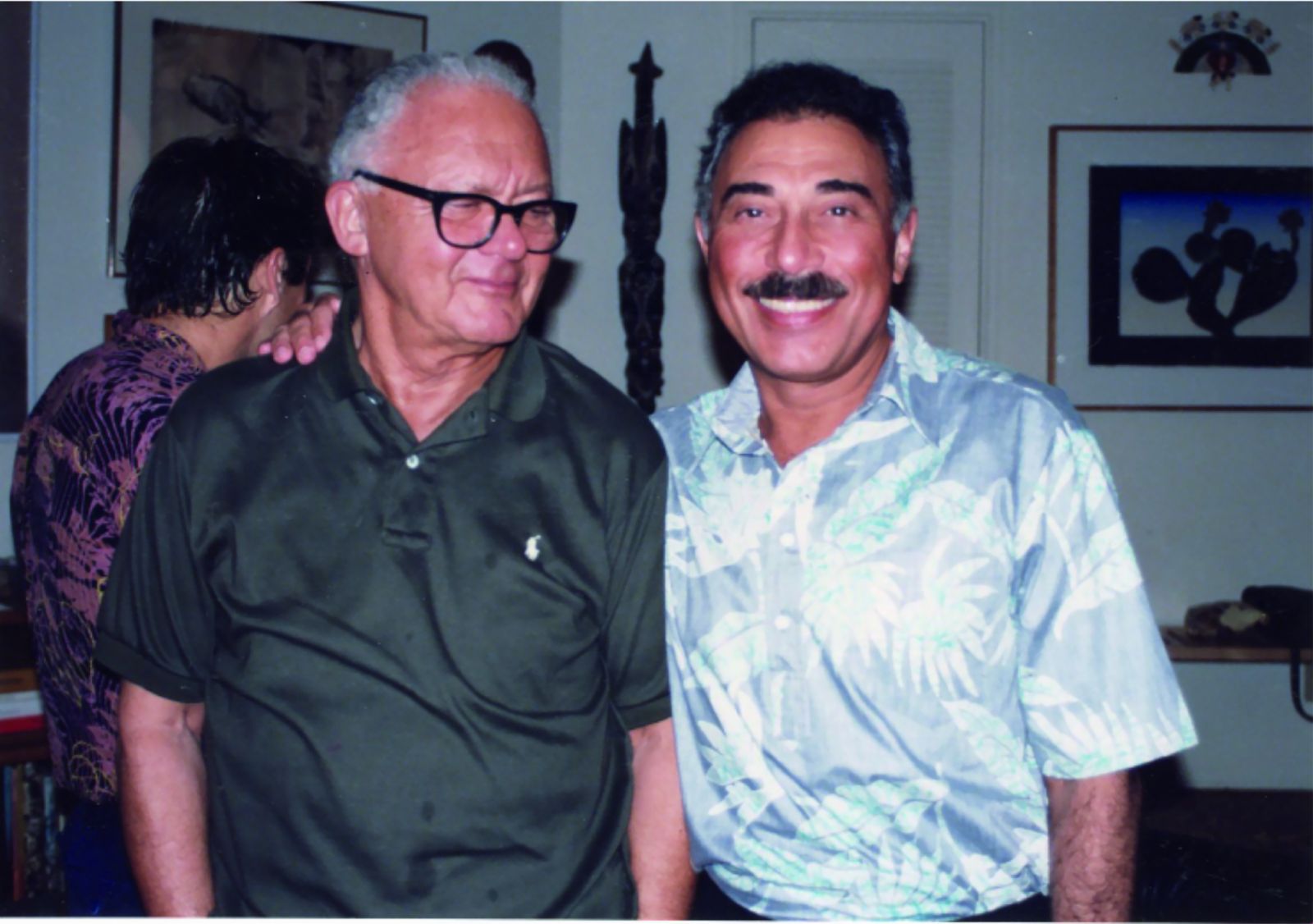 Paul Rand and Henry Steiner in 1989 (Photo: courtesy Henry Steiner)