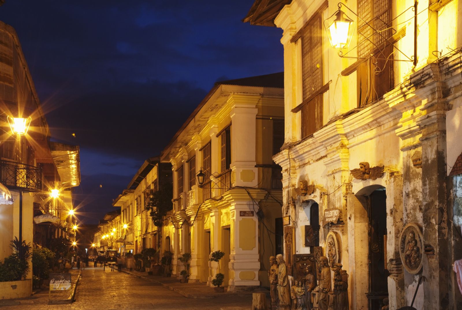 The streets of Vigan at Night (Photo: Laurie Noble/GettyImages)