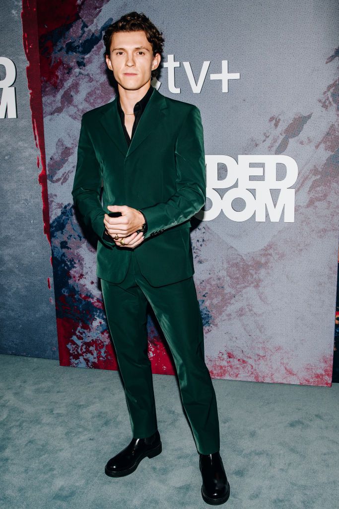 Tom Holland at the premiere of "The Crowded Room" held at the Museum of Modern Art on June 1, 2023 in New York City. (Photo by Nina Westervelt/Variety via Getty Images)