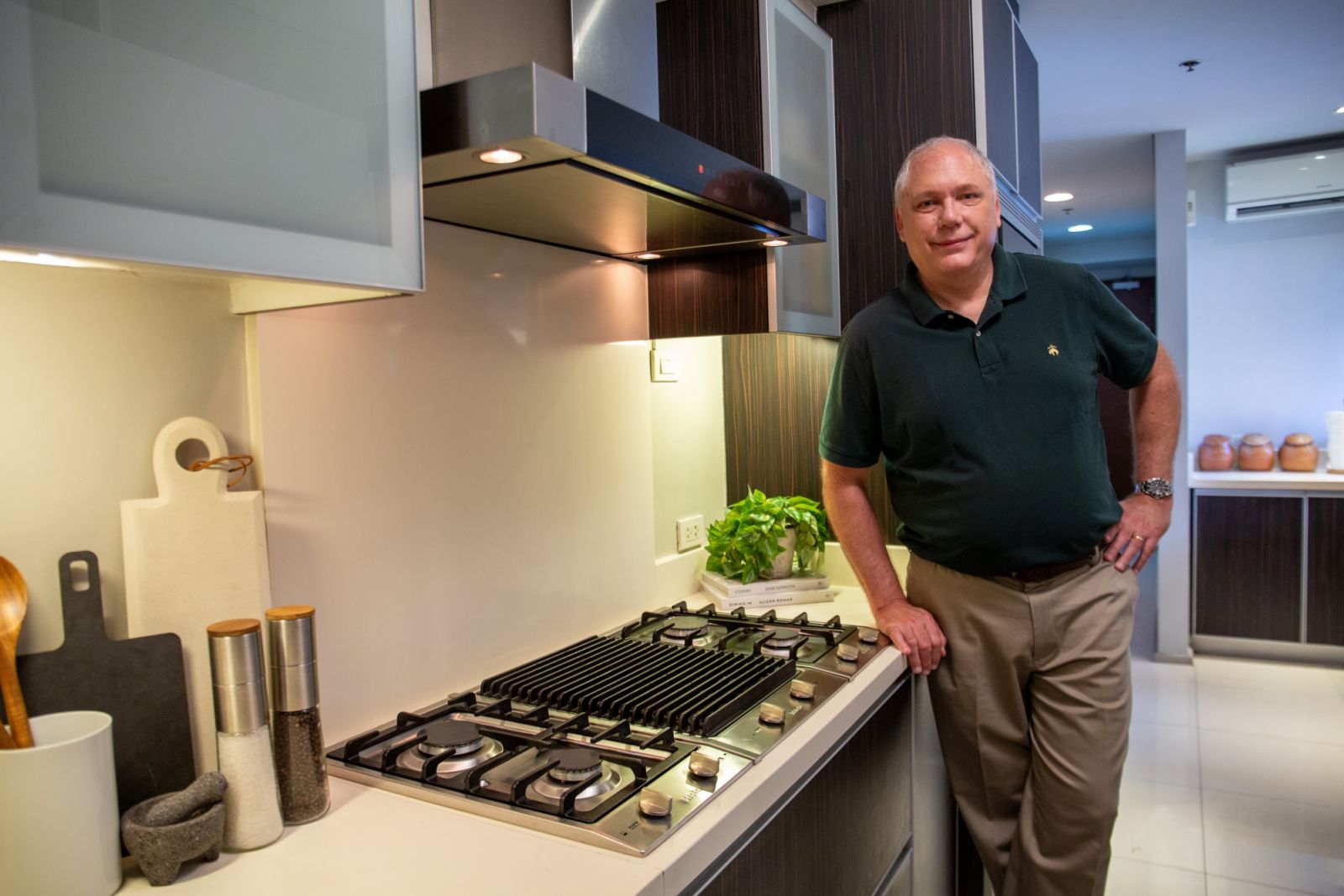 Tony Becker uses his Miele appliances every day to whip up delicious meals (Photo: Courtesy of Focus Global Inc)