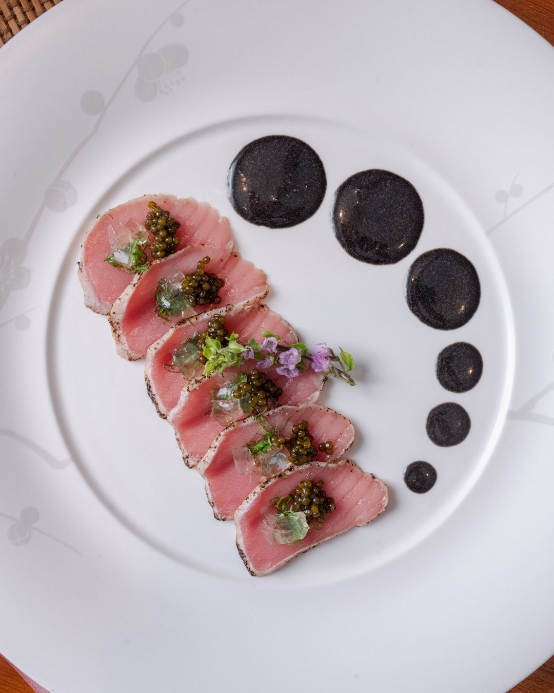 Chu toro with black sesame dressing (Photo: Nobu Kuala Lumpur)