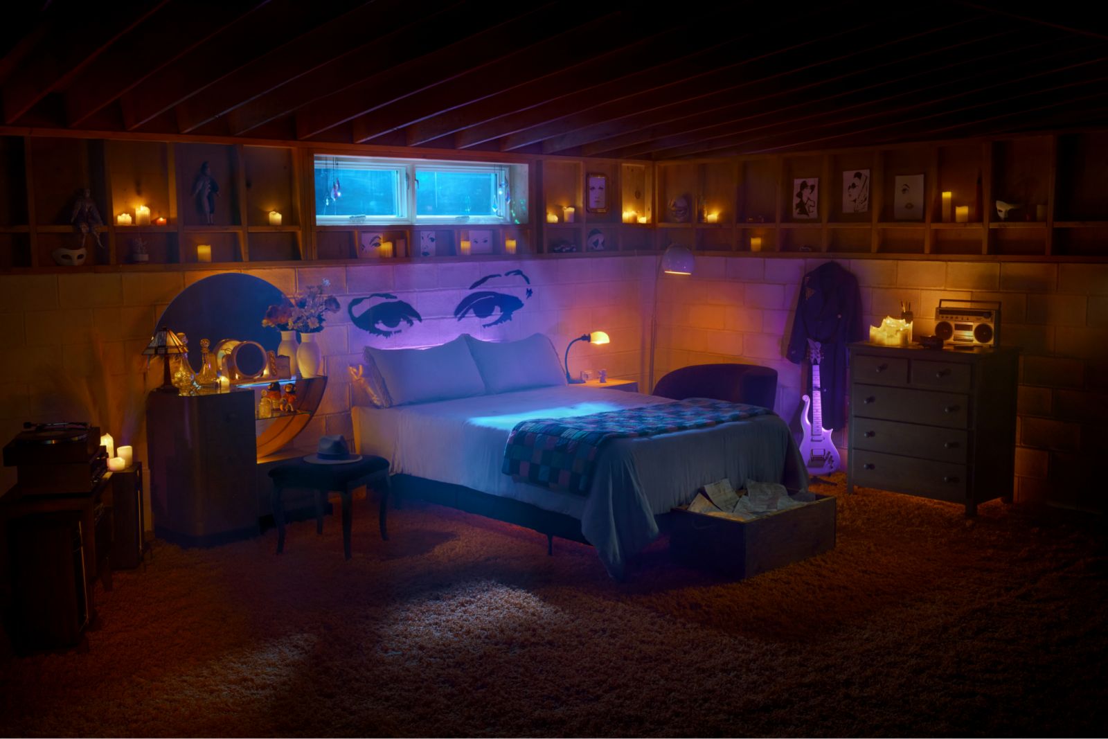 The interior of Prince's ‘Purple Rain’ house