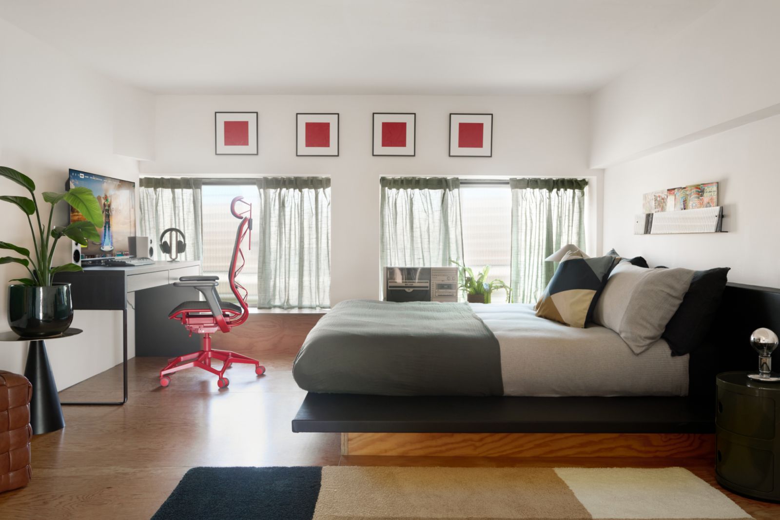The interior of Khaby Lame's home
