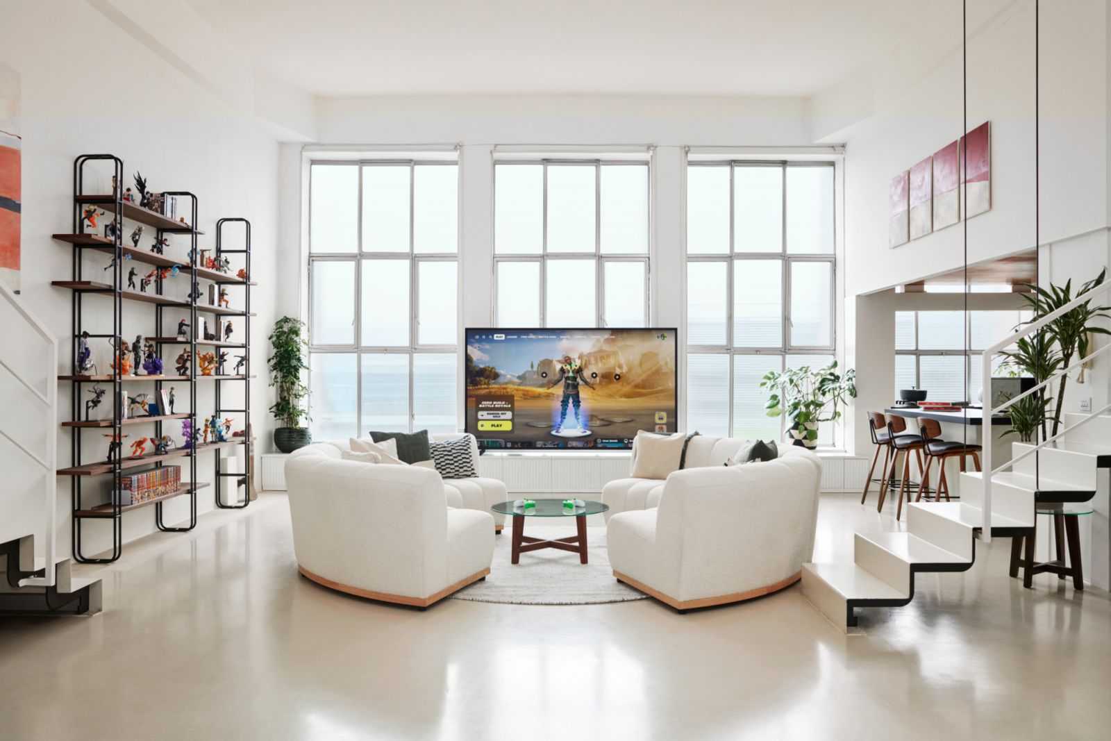The interior of Khaby Lame's home