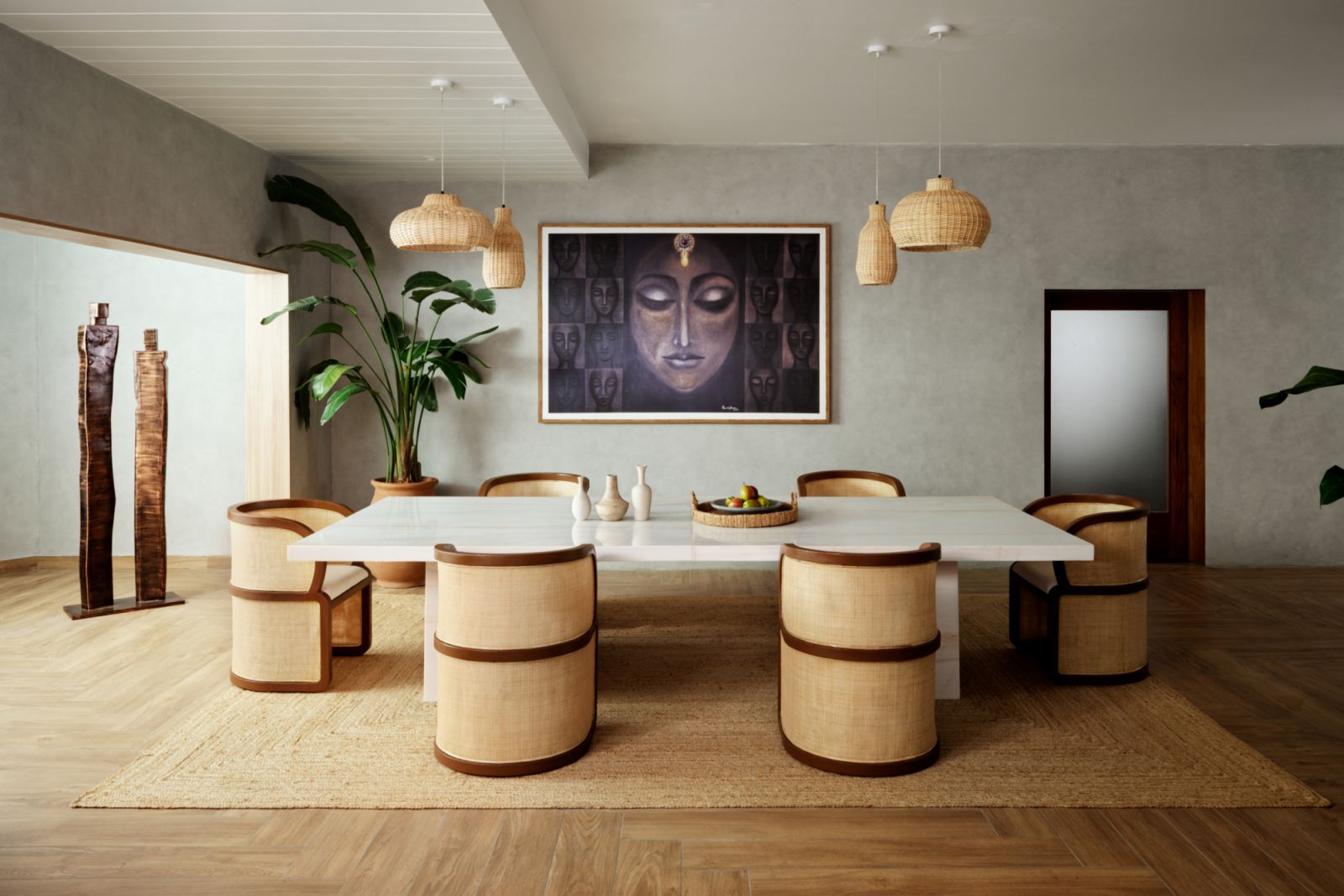 The interior of the Kapoor family home