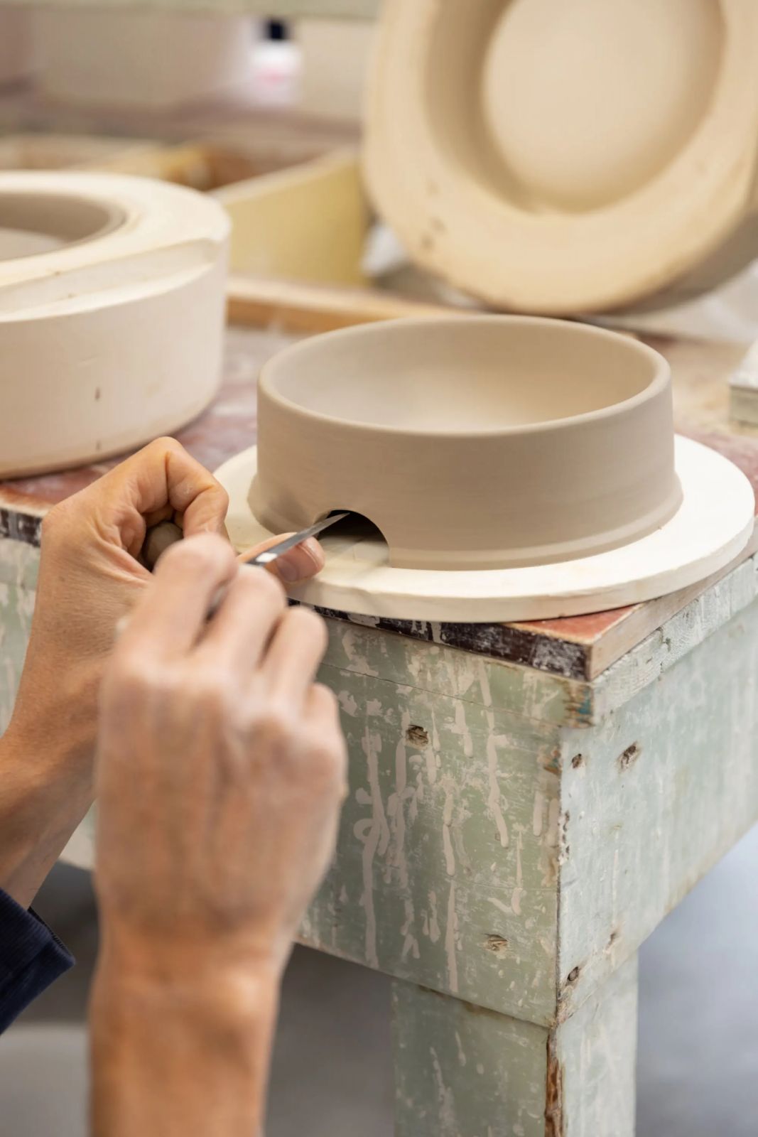 Hand Crafting The Enchanted Forest dog bowl - Royal Delft from Lord Lou