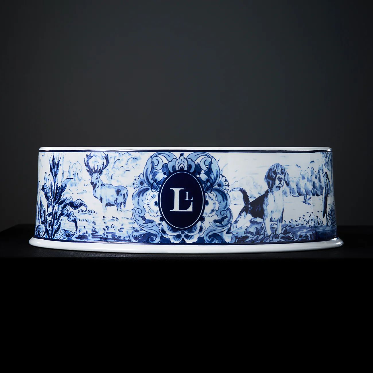 The Enchanted Forest dog bowl - Royal Delft from Lord Lou