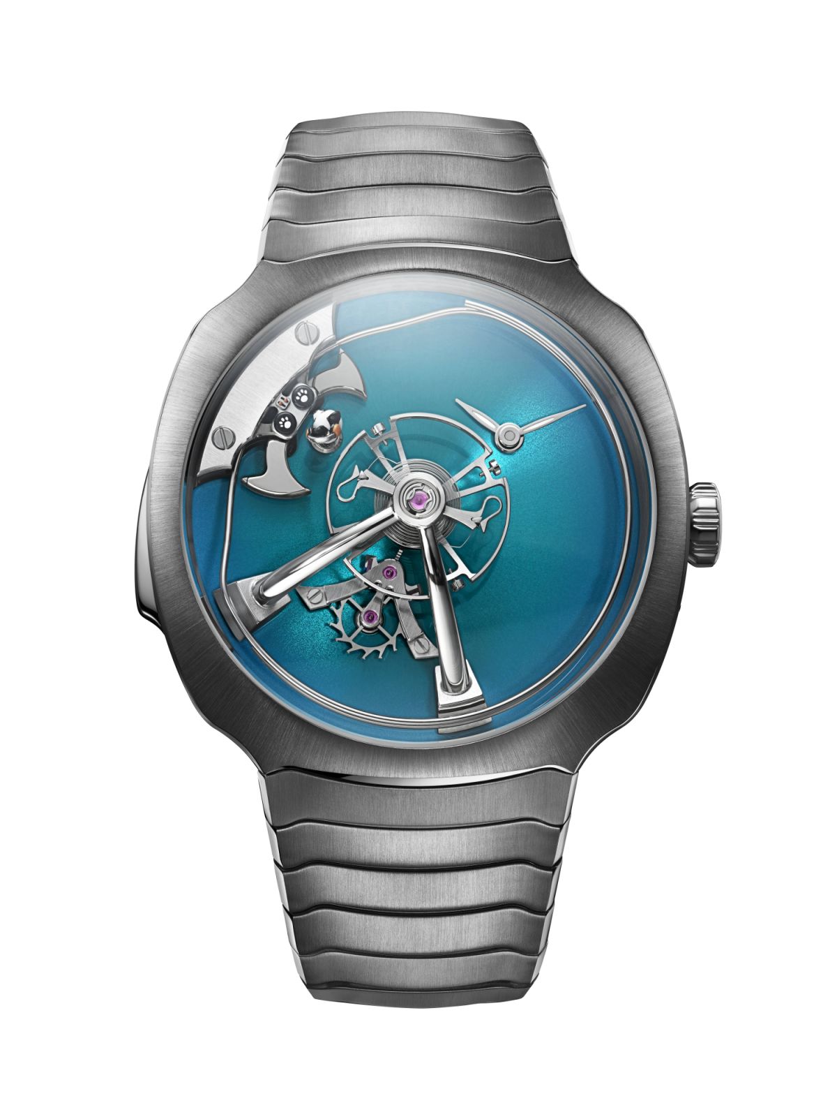 H Moser & Cie and MB&F collaborate for a unique piece made for the Only Watch charity (Photo: courtesy of H Moser & Cie)