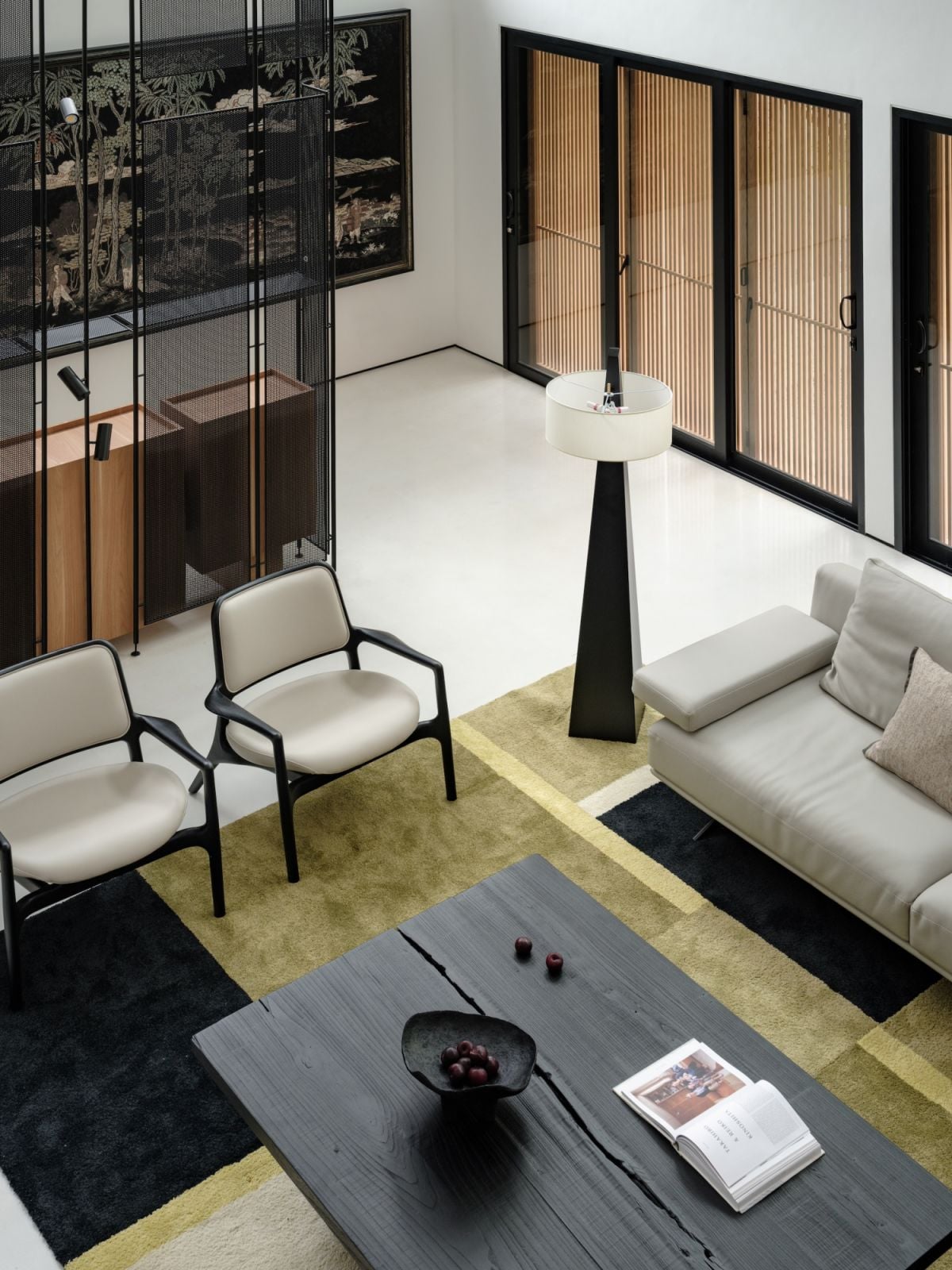 Furnishings in a neutral yet chic palette