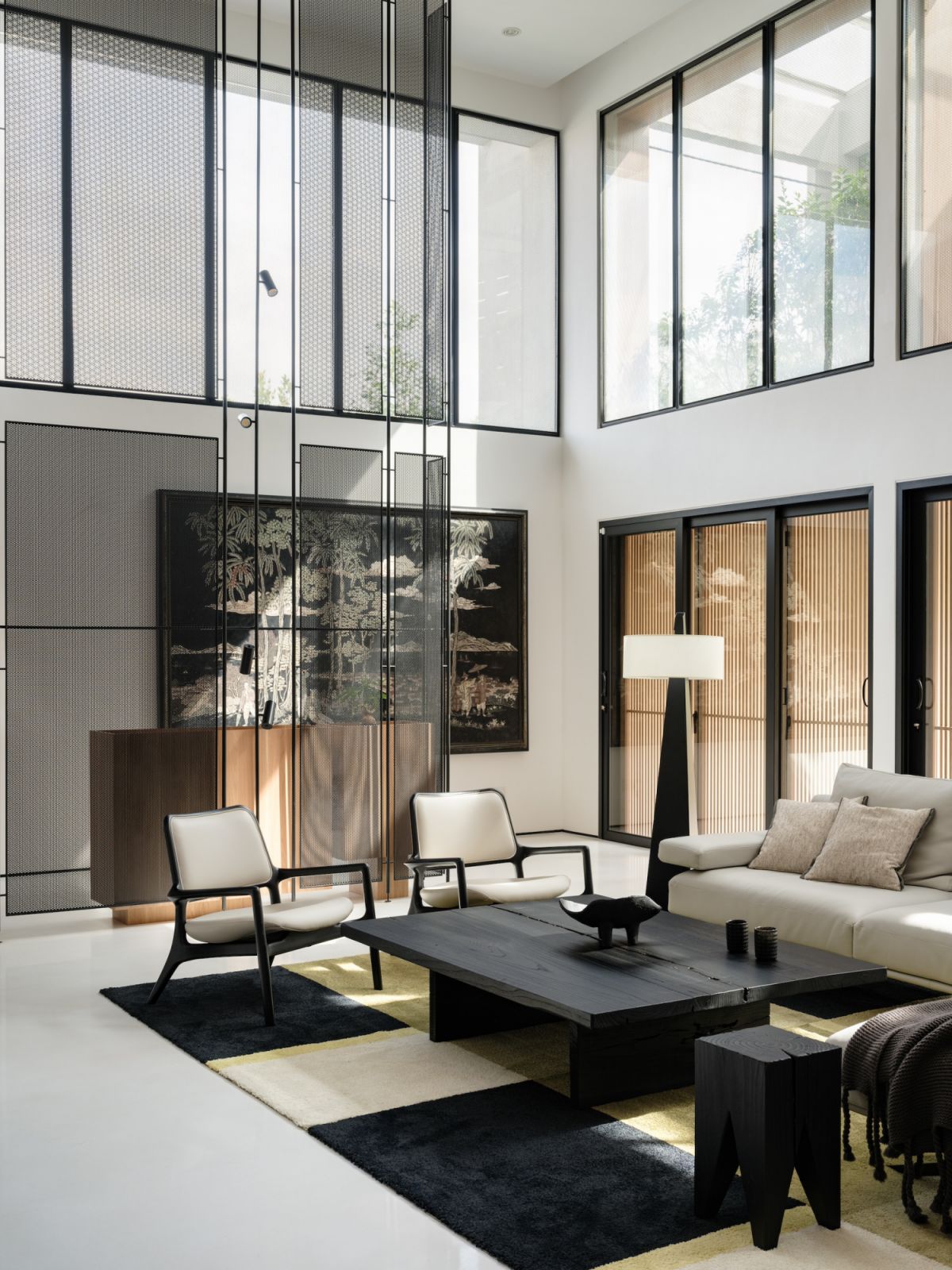 The double volume living area