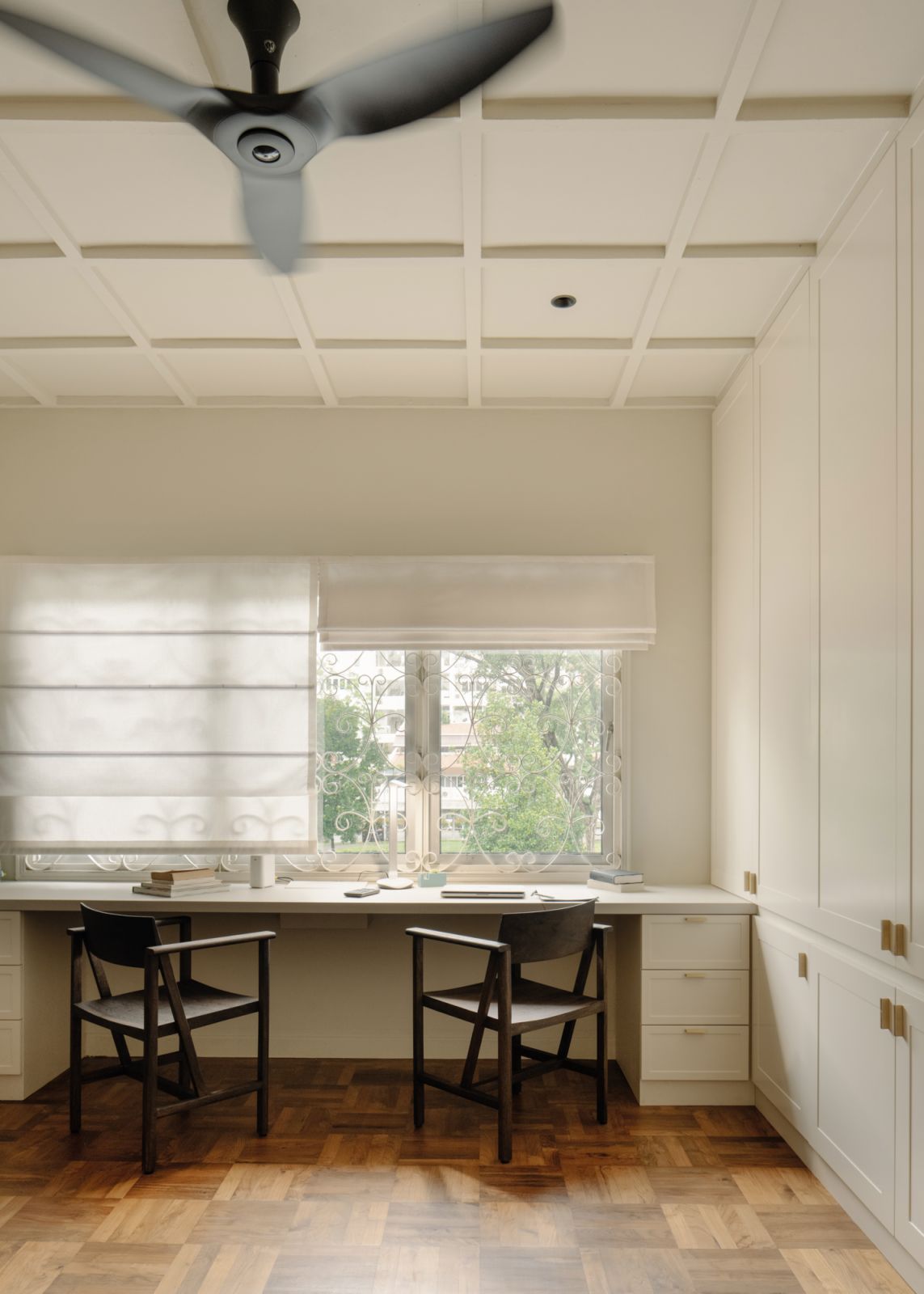 Green views grace every corner of the home, making the most of its location
