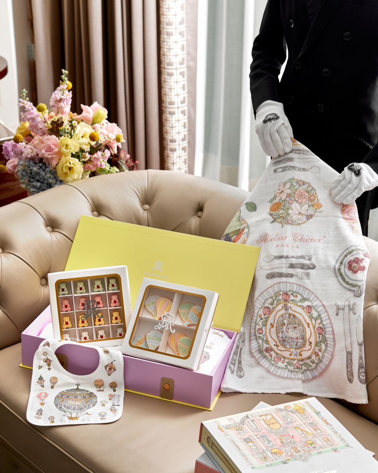 Gift bundle from The St. Regis Kuala Lumpur, featuring Atelier Choux’s baby products
