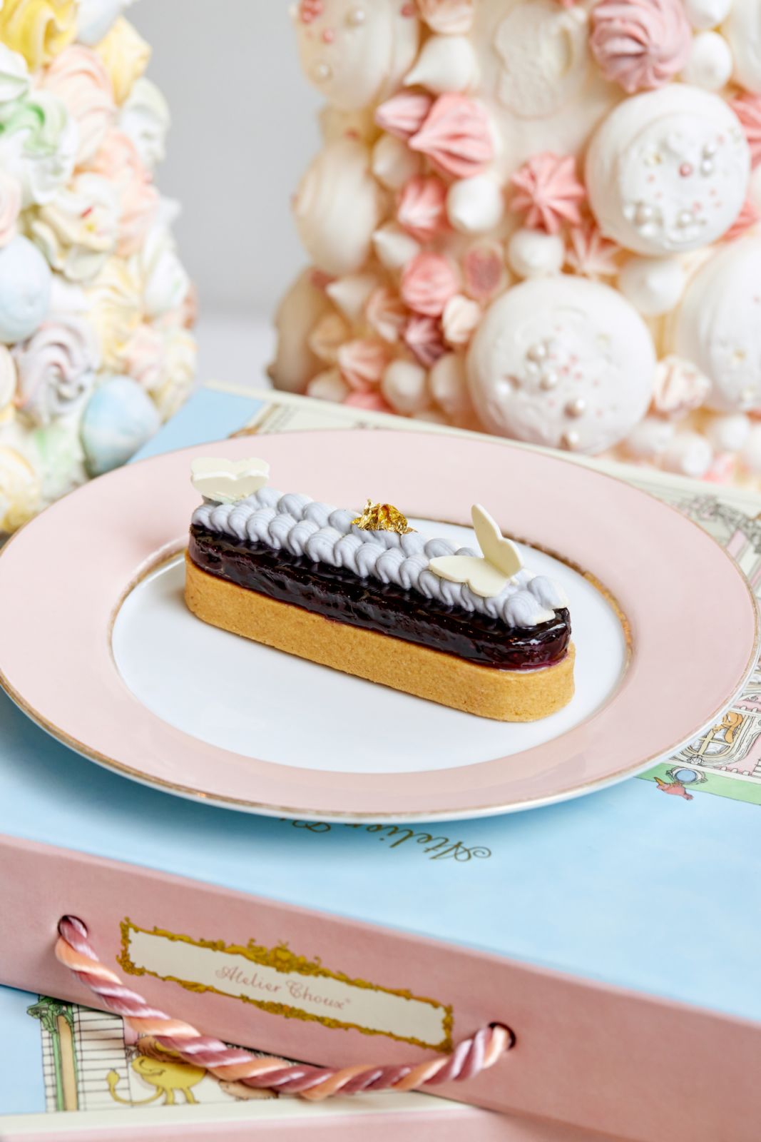 A dessert crafted by executive pastry chef, Graff Kwok