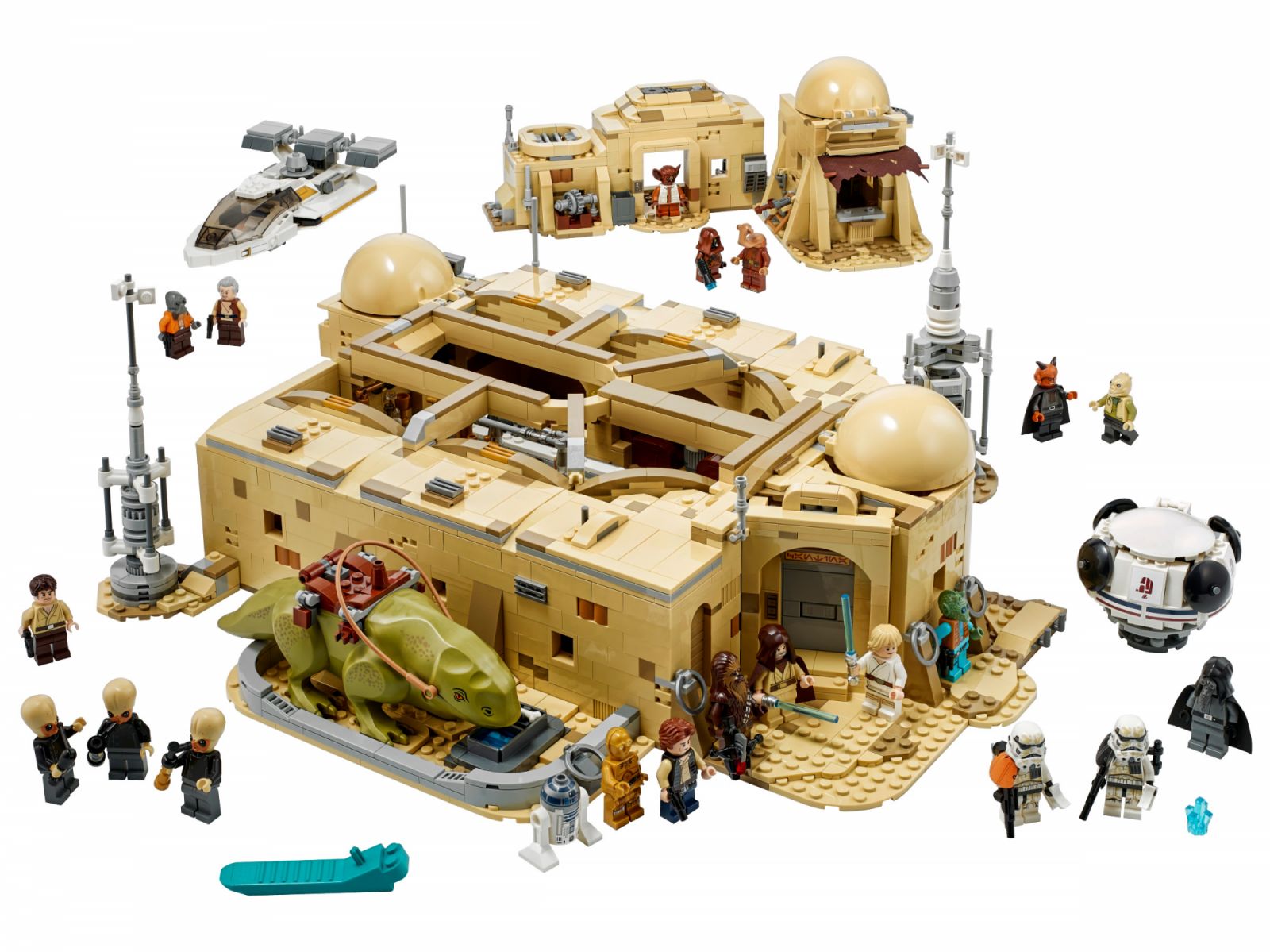 21 Lego minifigures are included