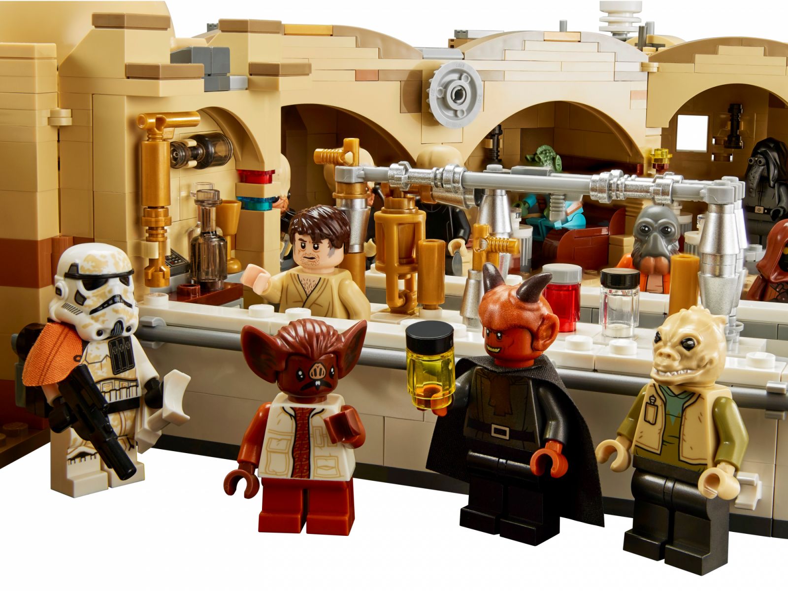 The bar scene in the Mos Eisley cantina