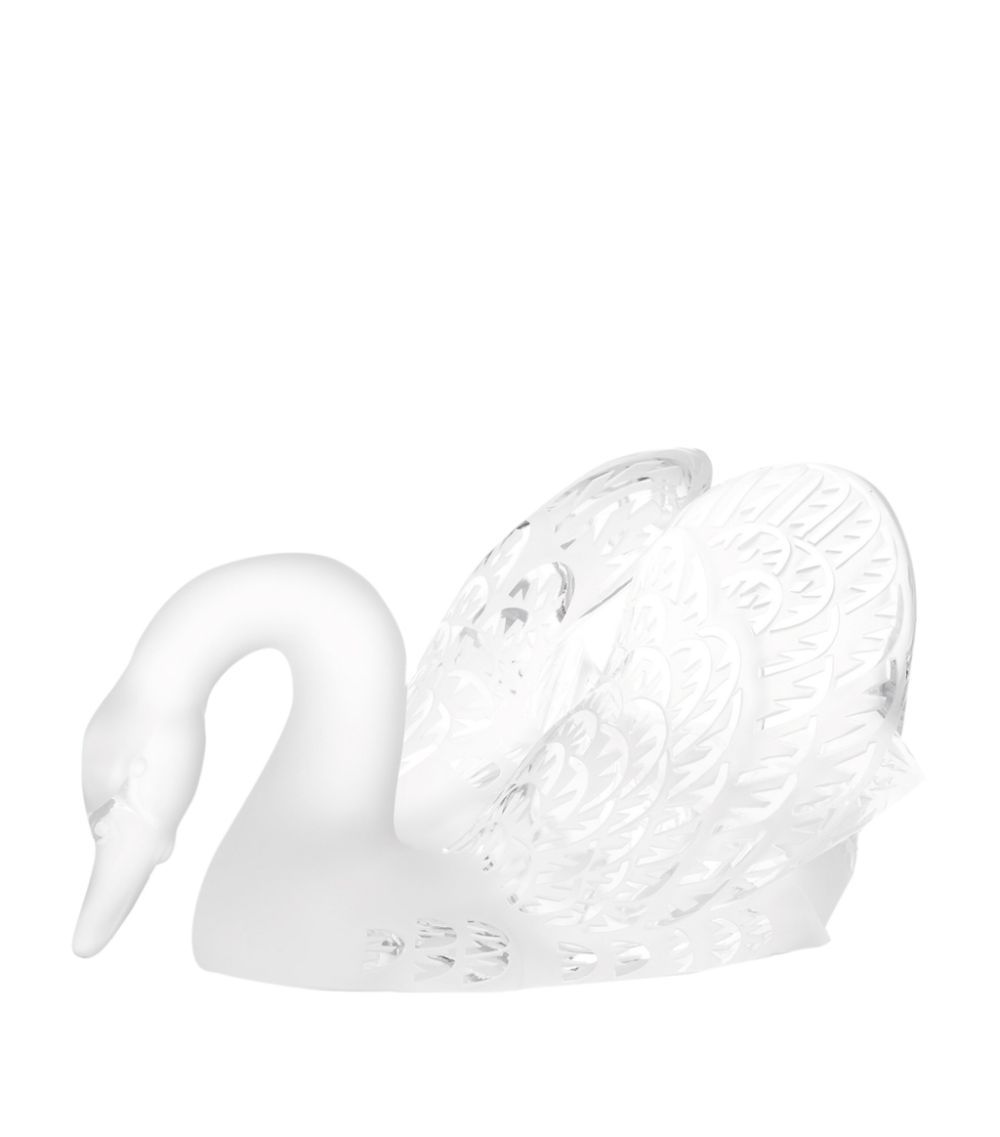 【母親節 2024】母親節禮物推介:Lalique Champs-Élysées Swan Head Down Sculpture HK$48,323 (Photo Courtesy of Harrods)