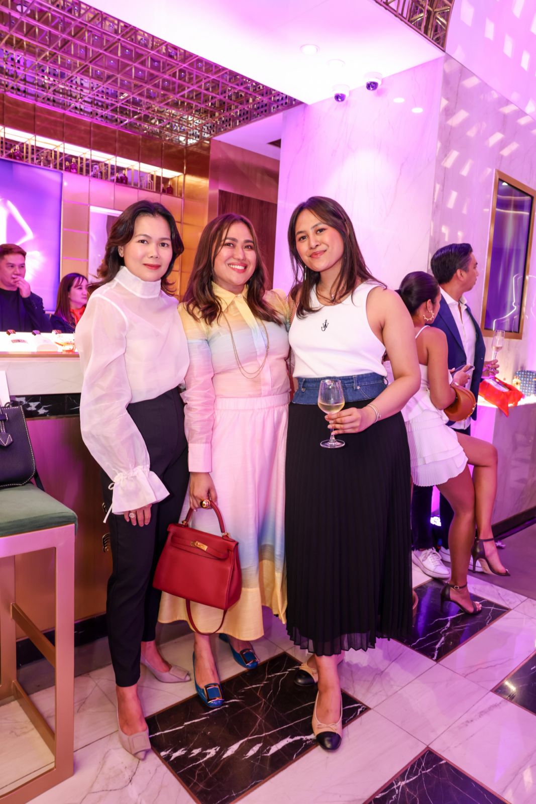 Jet Acuzar, Alelee Andanar and Alexa Andanar