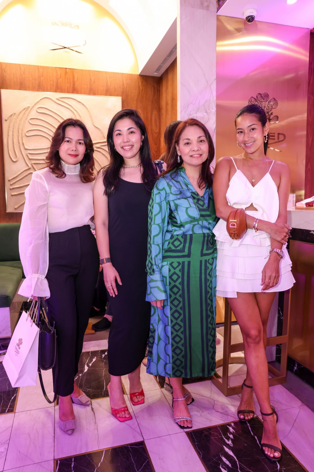 Jet Acuzar, Isabel Francisco, Dulce Concepcion and Mikaela Lagdameo