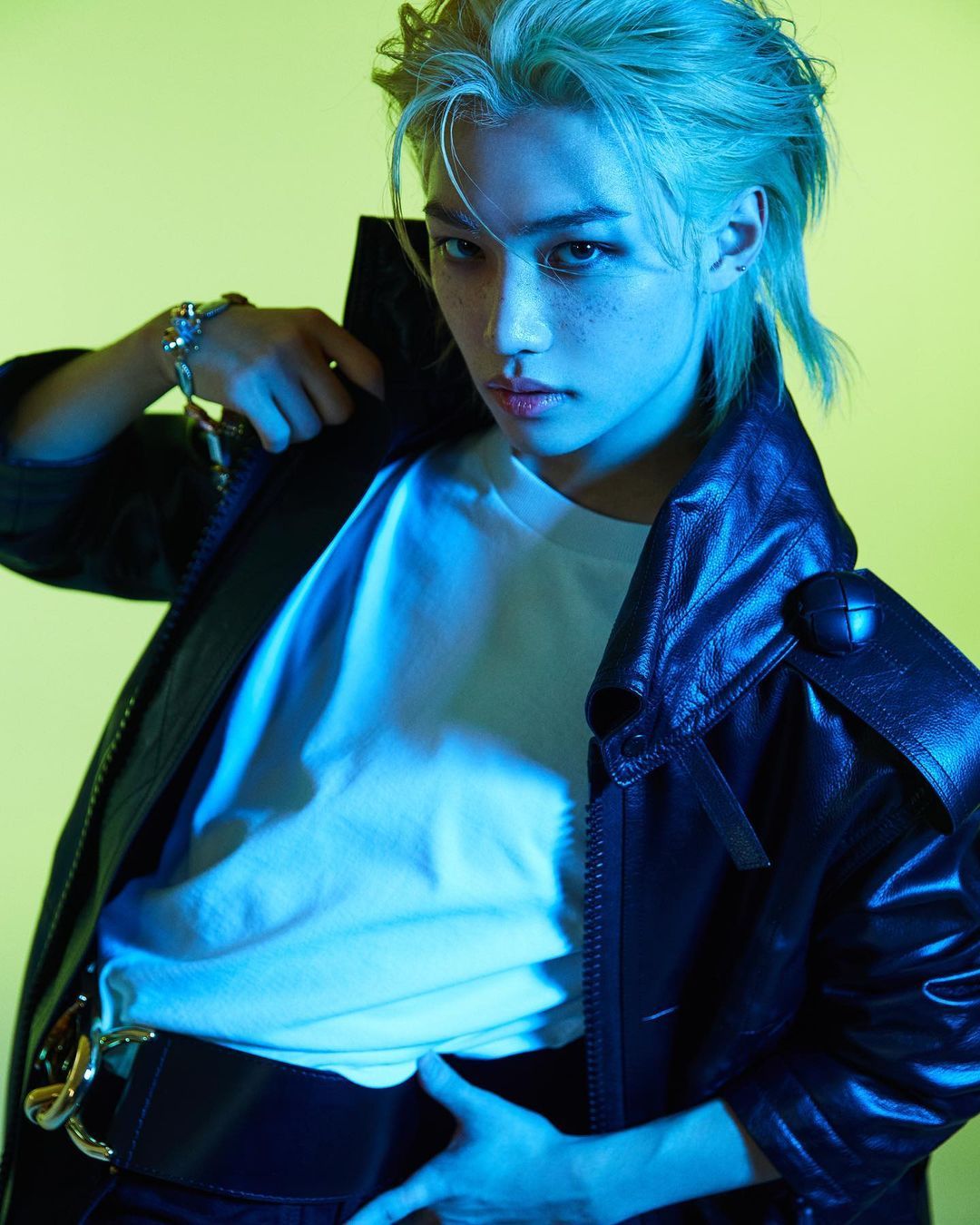 Stray Kids member Felix in Louis Vuitton (Photo: Instagram / @realstraykids)