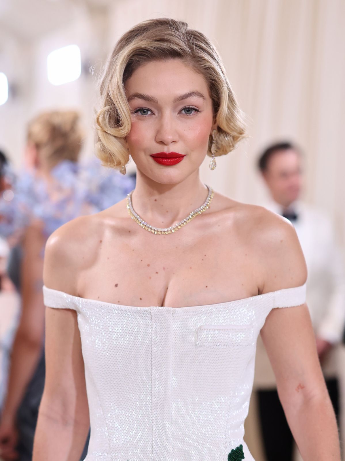 Gigi Hadid at the 2024 Met Gala in her interpretation of the theme Sleeping Beauties: Reawakening Fashion (Photo: courtesy of Mike Coppola/MG24/Getty Images for The Met Museum/Vogue)
