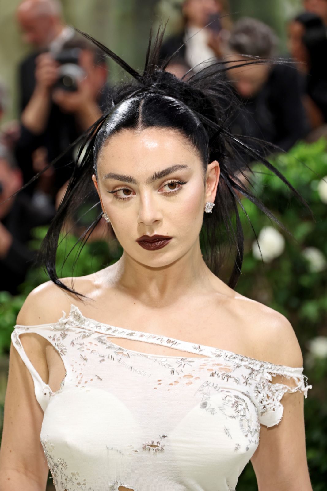 NEW YORK, NEW YORK - MAY 06: Charli XCX attends The 2024 Met Gala Celebrating "Sleeping Beauties: Reawakening Fashion" at The Metropolitan Museum of Art on May 06, 2024 in New York City. (Photo by Jamie McCarthy/Getty Images)
