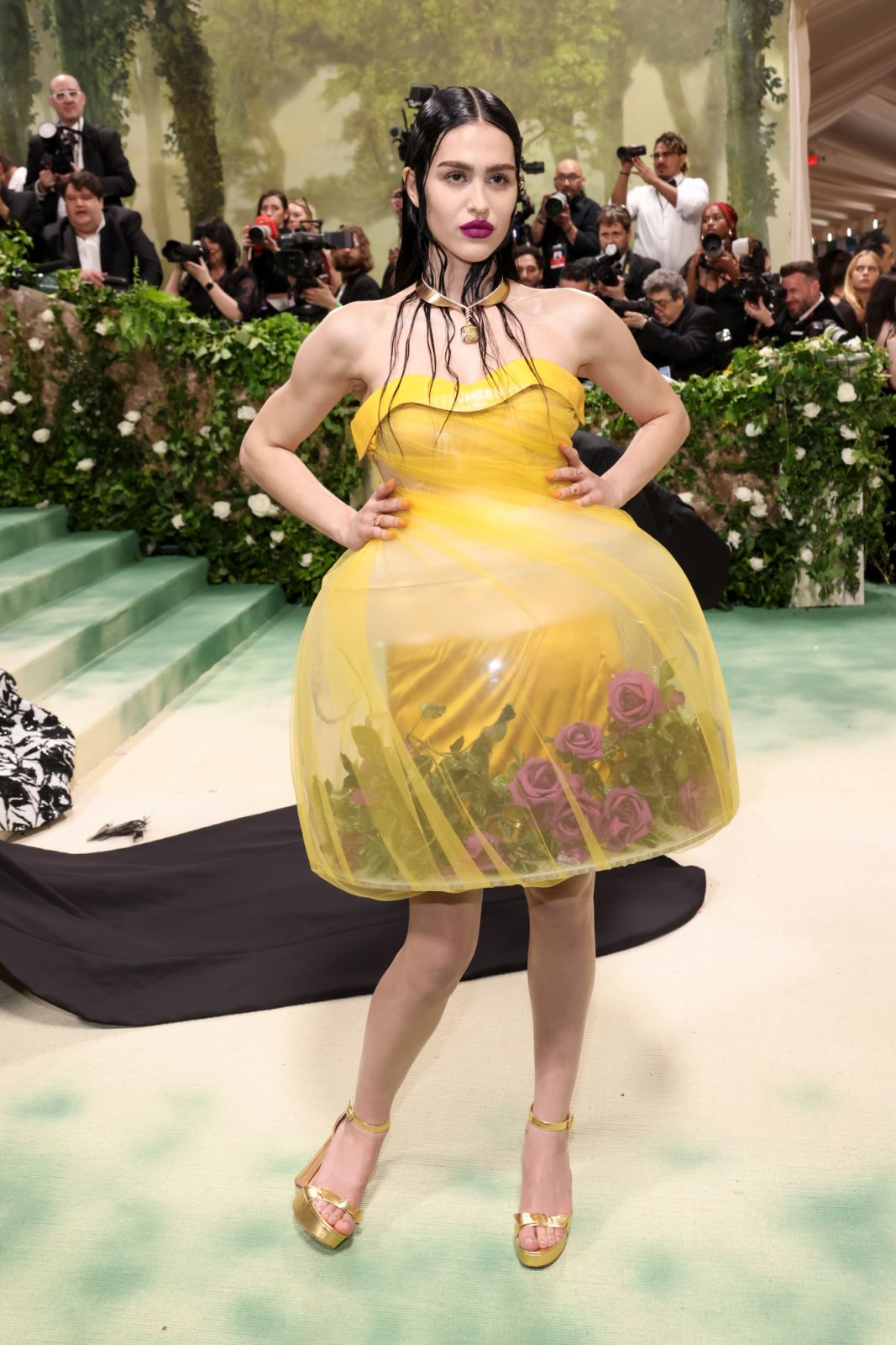 NEW YORK, NEW YORK - MAY 06: Amelia Gray attends The 2024 Met Gala Celebrating "Sleeping Beauties: Reawakening Fashion" at The Metropolitan Museum of Art on May 06, 2024 in New York City. (Photo by John Shearer/WireImage)