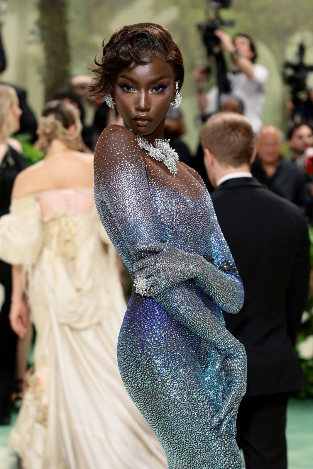 NEW YORK, NEW YORK - MAY 06: Anok Yai attends The 2024 Met Gala Celebrating "Sleeping Beauties: Reawakening Fashion" at The Metropolitan Museum of Art on May 06, 2024 in New York City. (Photo by Dimitrios Kambouris/Getty Images for The Met Museum/Vogue)