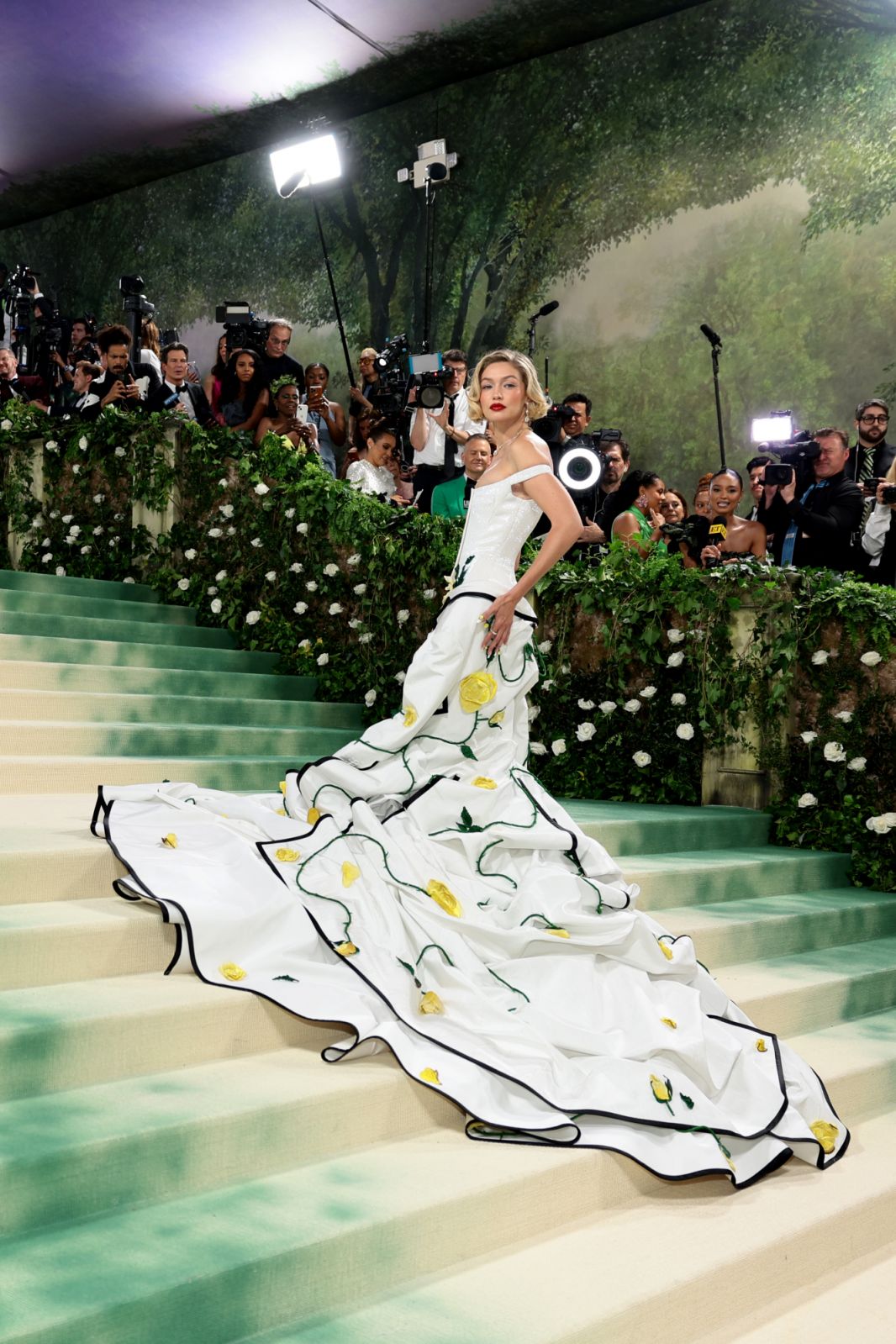 NEW YORK, NEW YORK - MAY 06: Gigi Hadid attends The 2024 Met Gala Celebrating "Sleeping Beauties: Reawakening Fashion" at The Metropolitan Museum of Art on May 06, 2024 in New York City. (Photo by Dimitrios Kambouris/Getty Images for The Met Museum/Vogue)