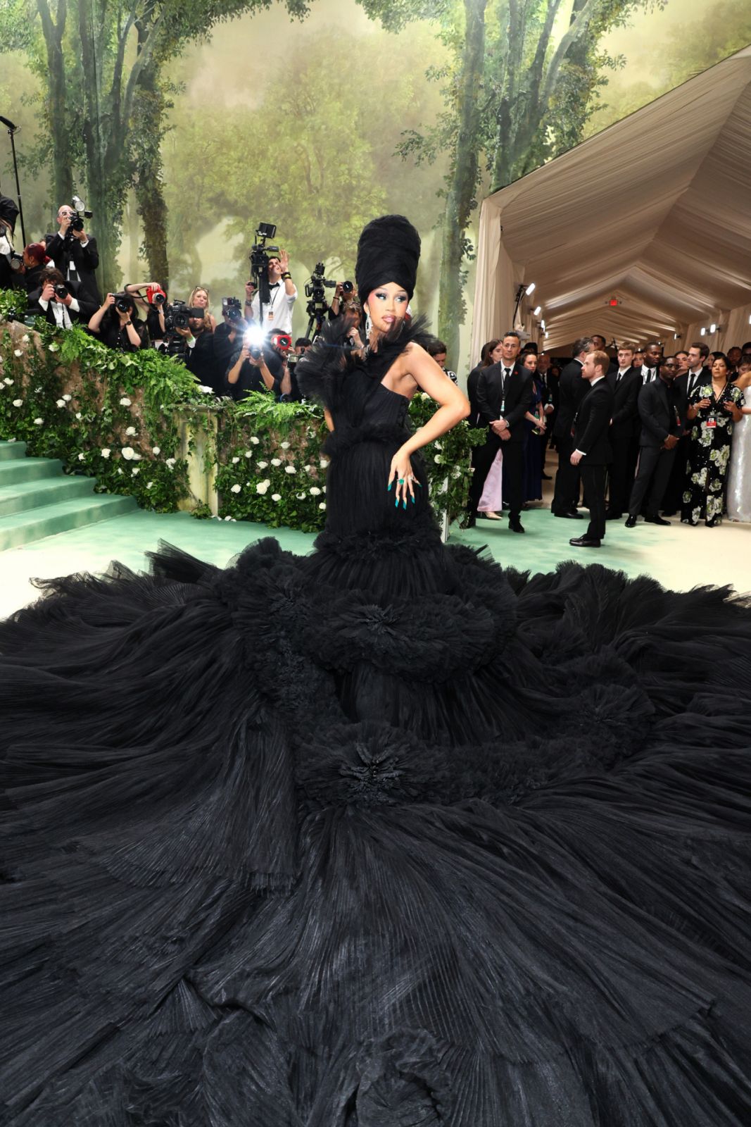 NEW YORK, NEW YORK - MAY 06: Cardi B attends The 2024 Met Gala Celebrating "Sleeping Beauties: Reawakening Fashion" at The Metropolitan Museum of Art on May 06, 2024 in New York City. (Photo by Dia Dipasupil/Getty Images)