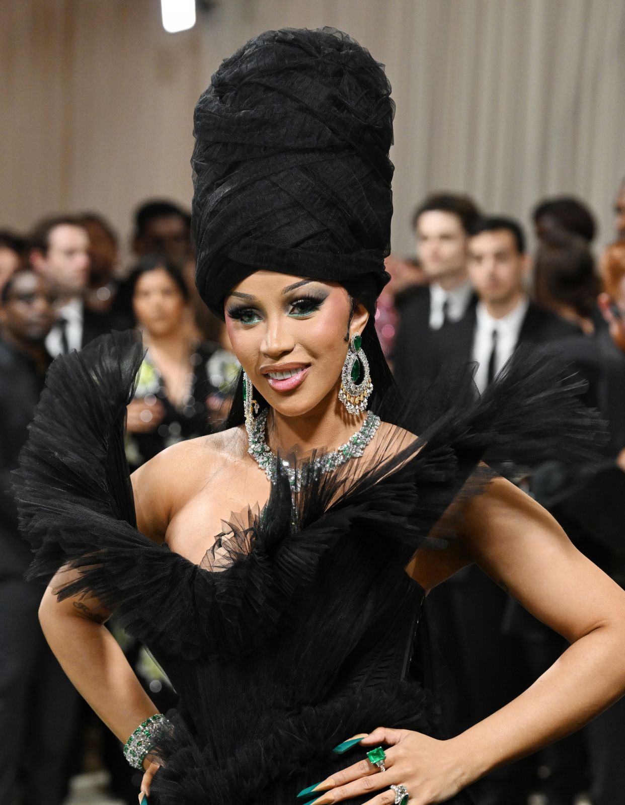 Cardi B at the 2024 Met Gala: "Sleeping Beauties: Reawakening Fashion" held at The Metropolitan Museum of Art on May 6, 2024 in New York City. (Photo by Gilbert Flores/Variety via Getty Images)