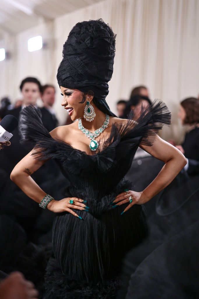 NEW YORK, NEW YORK - MAY 06: Cardi B attends The 2024 Met Gala Celebrating "Sleeping Beauties: Reawakening Fashion" at The Metropolitan Museum of Art on May 06, 2024 in New York City. (Photo by Mike Coppola/MG24/Getty Images for The Met Museum/Vogue)
