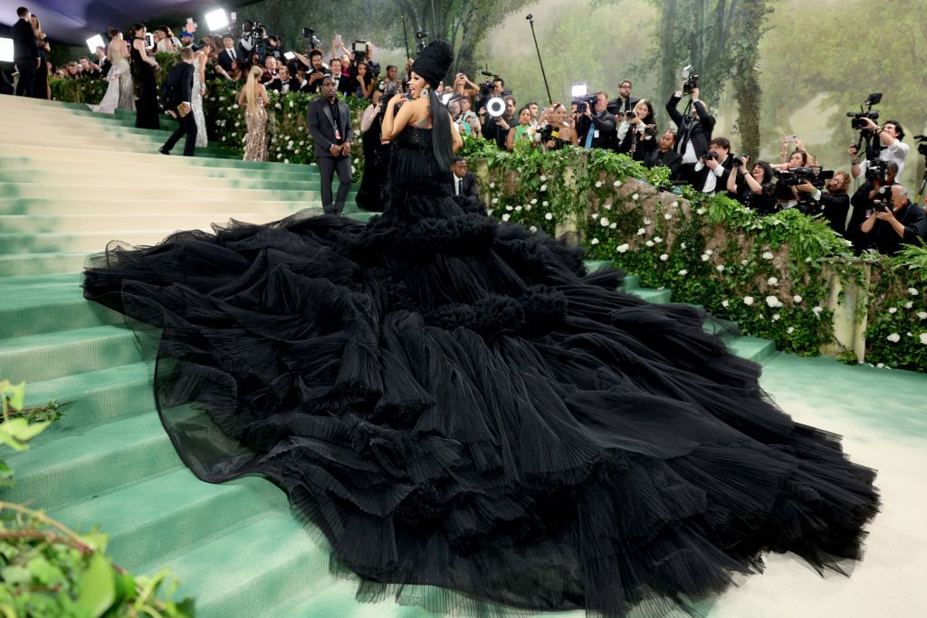 NEW YORK, NEW YORK - MAY 06: Cardi B attends The 2024 Met Gala Celebrating "Sleeping Beauties: Reawakening Fashion" at The Metropolitan Museum of Art on May 06, 2024 in New York City. (Photo by Dimitrios Kambouris/Getty Images for The Met Museum/Vogue)