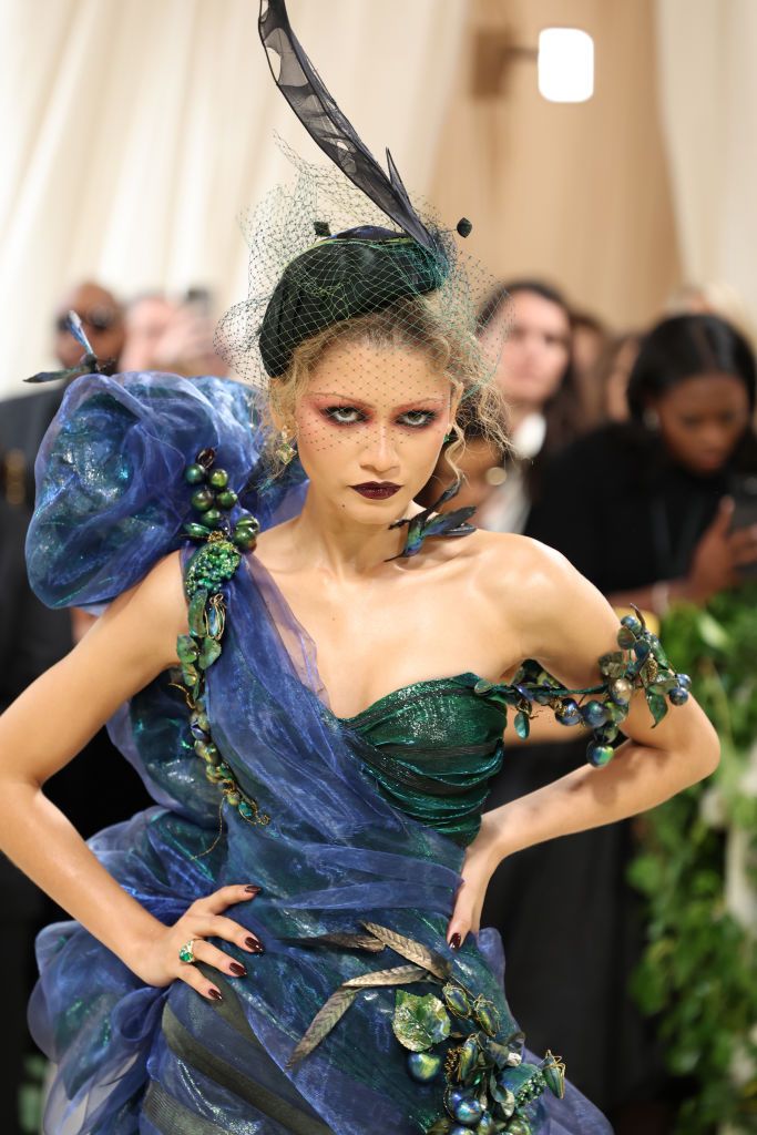 NEW YORK, NEW YORK - MAY 06: Zendaya attends The 2024 Met Gala Celebrating "Sleeping Beauties: Reawakening Fashion" at The Metropolitan Museum of Art on May 06, 2024 in New York City. (Photo by Aliah Anderson/Getty Images)